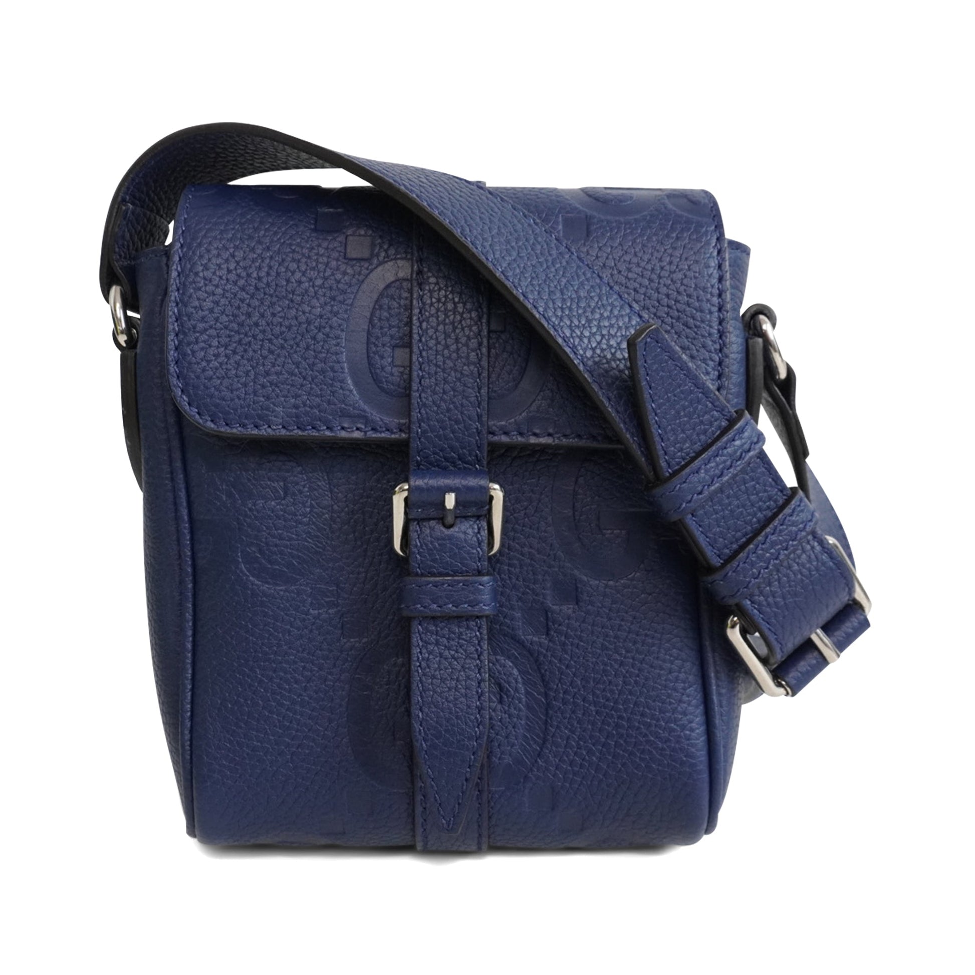 Gucci 'Jumbo GG Embossed Small Messenger' Bag