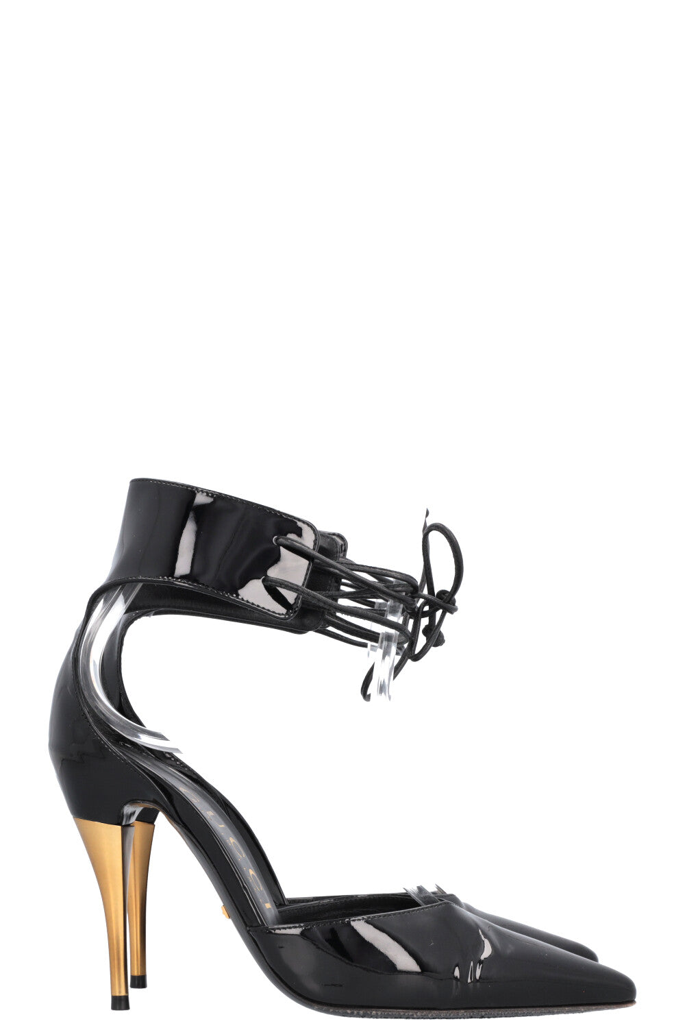 GUCCI Heels Patent Black