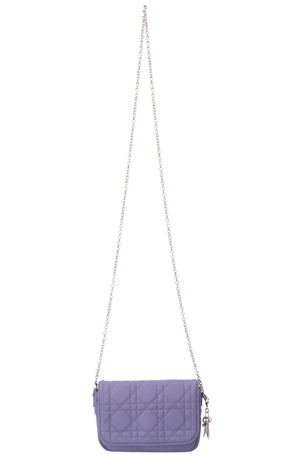 Dior Crossbody Bag Lady Wallet On Purple Chain