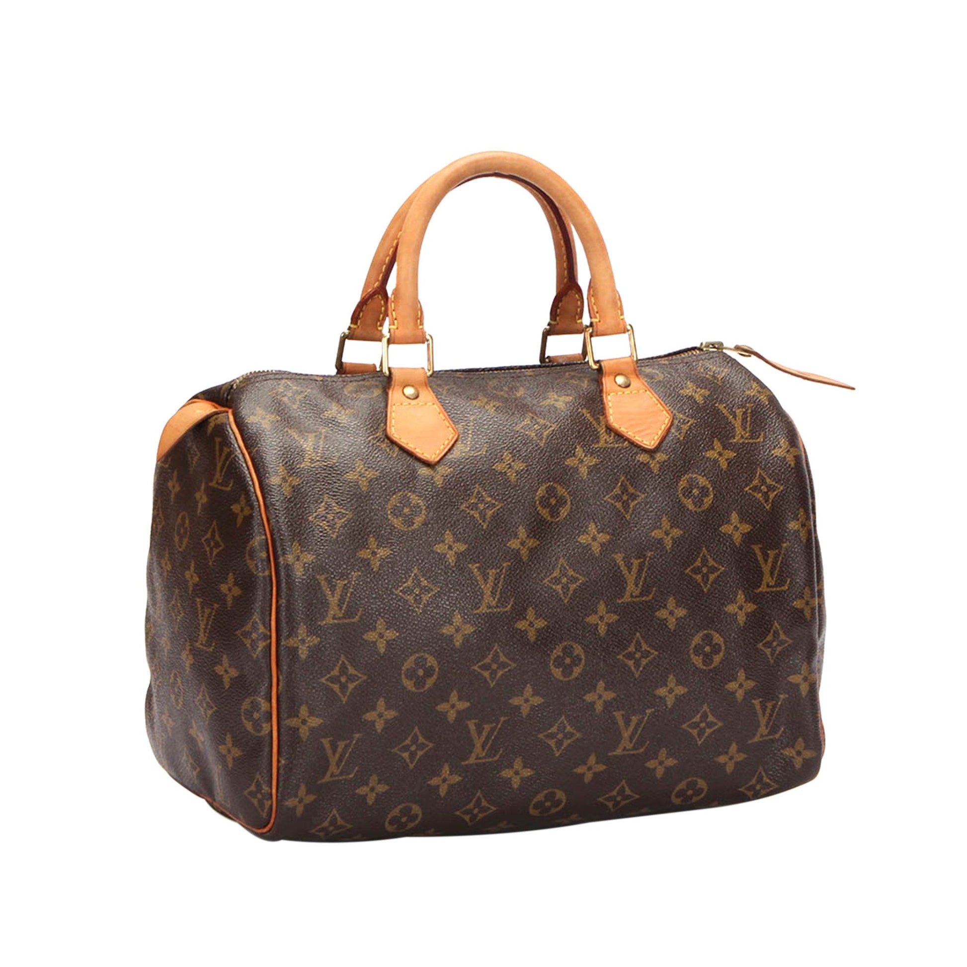 Louis-Vuitton Louis Vuitton Monogram Speedy 30 Brown