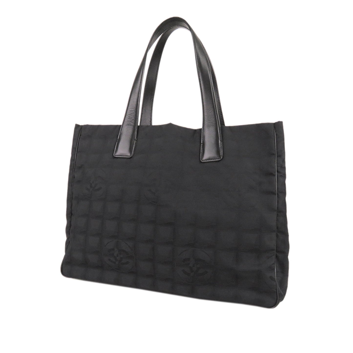 Chanel New Travel Line Tote Bag Nylon Black