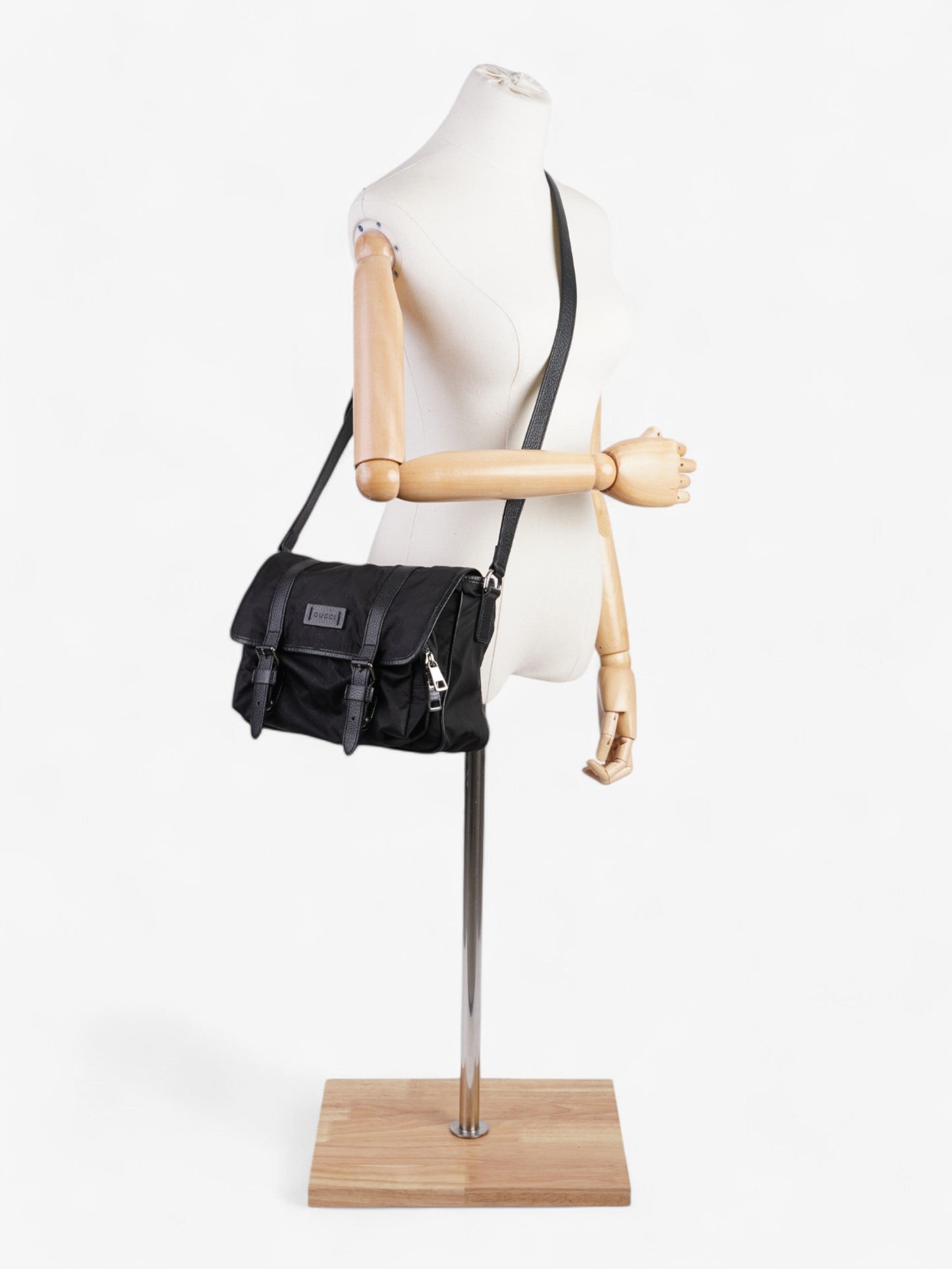 Gucci Messenger Bag Nylon Monogram Travel Bag