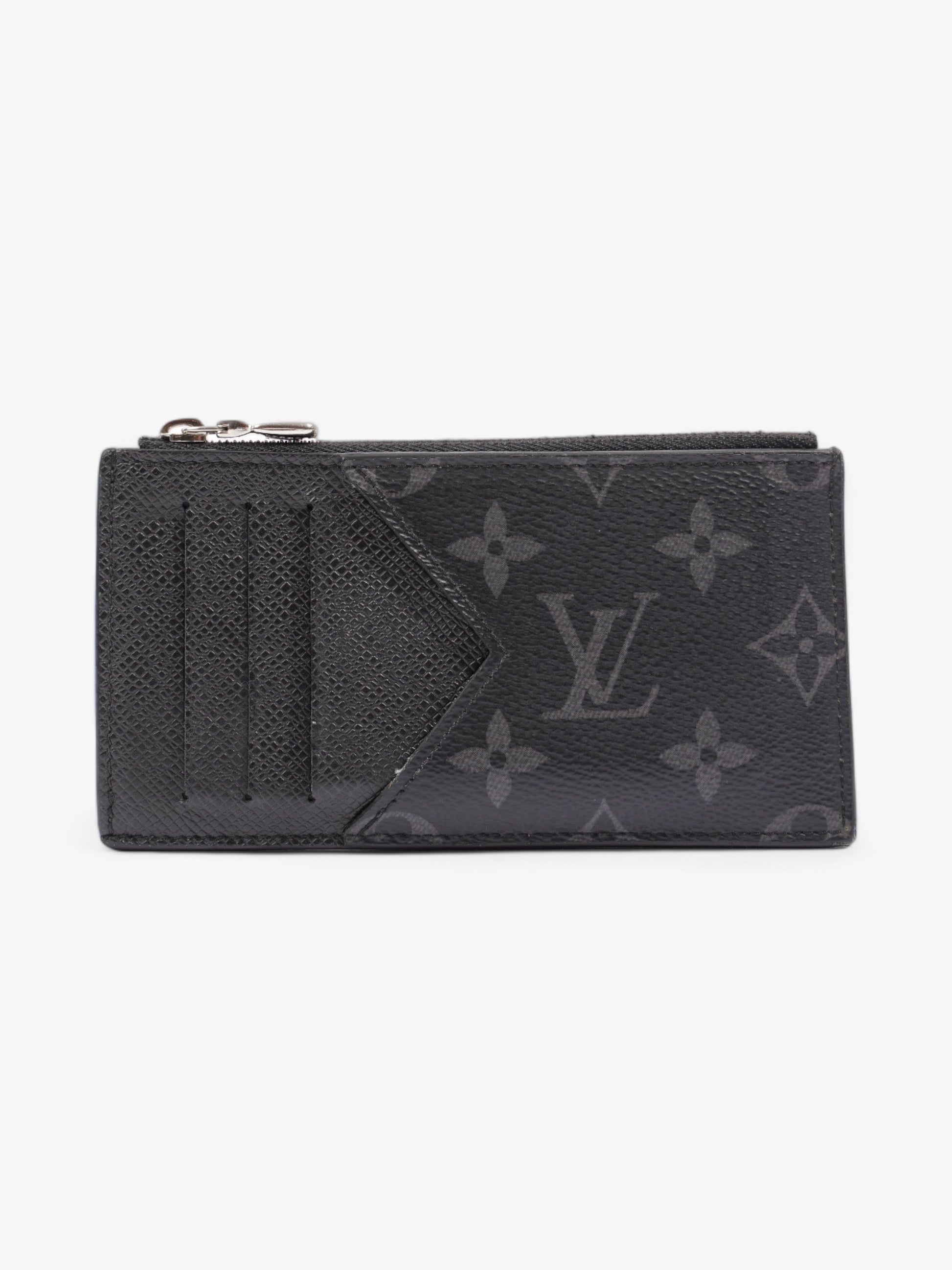 Louis Vuitton Coin Card Holder Graphite Damier Canvas Wallet Case