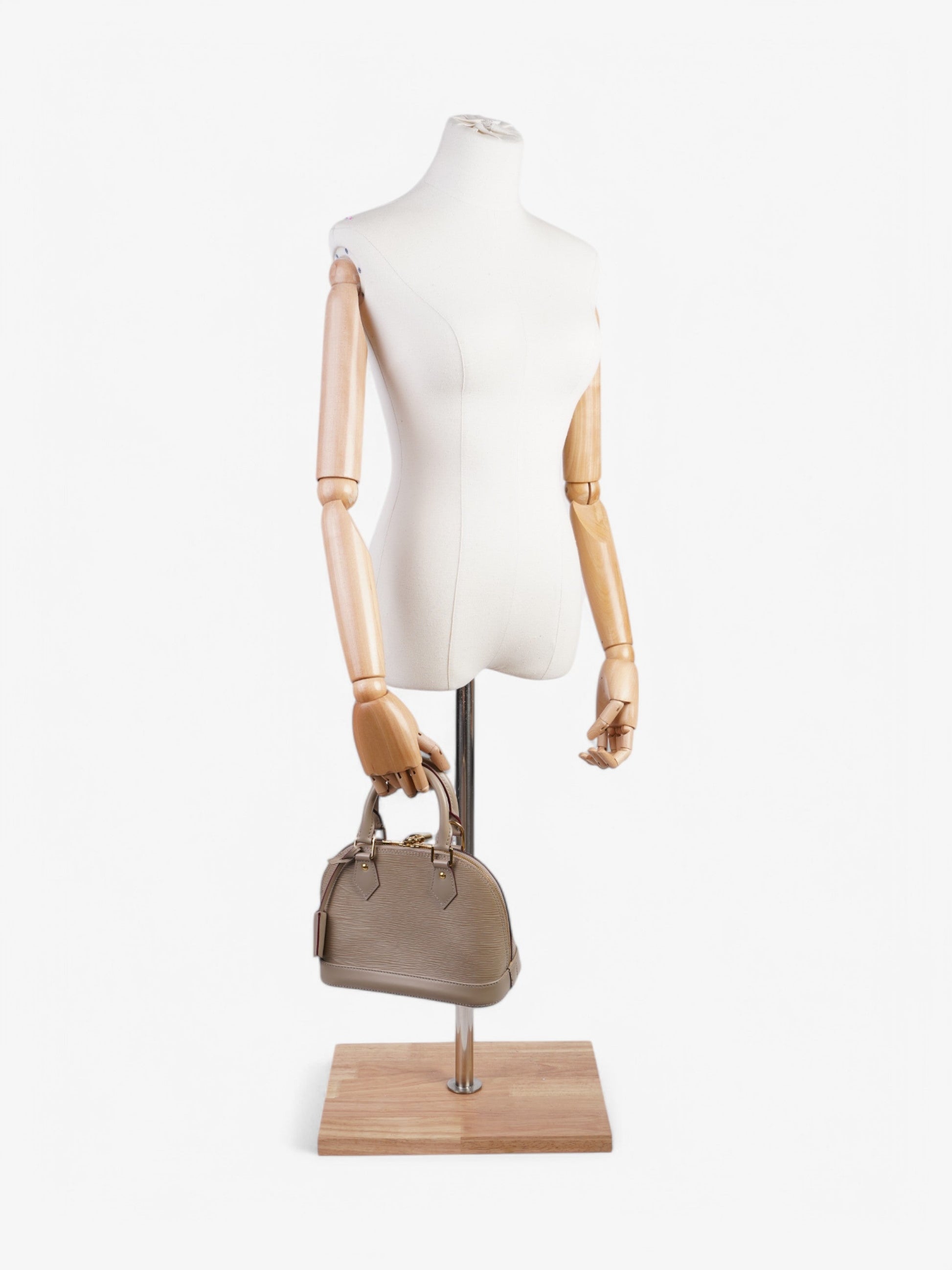 Louis Vuitton Alma BB Epi Leather Beige Handbag