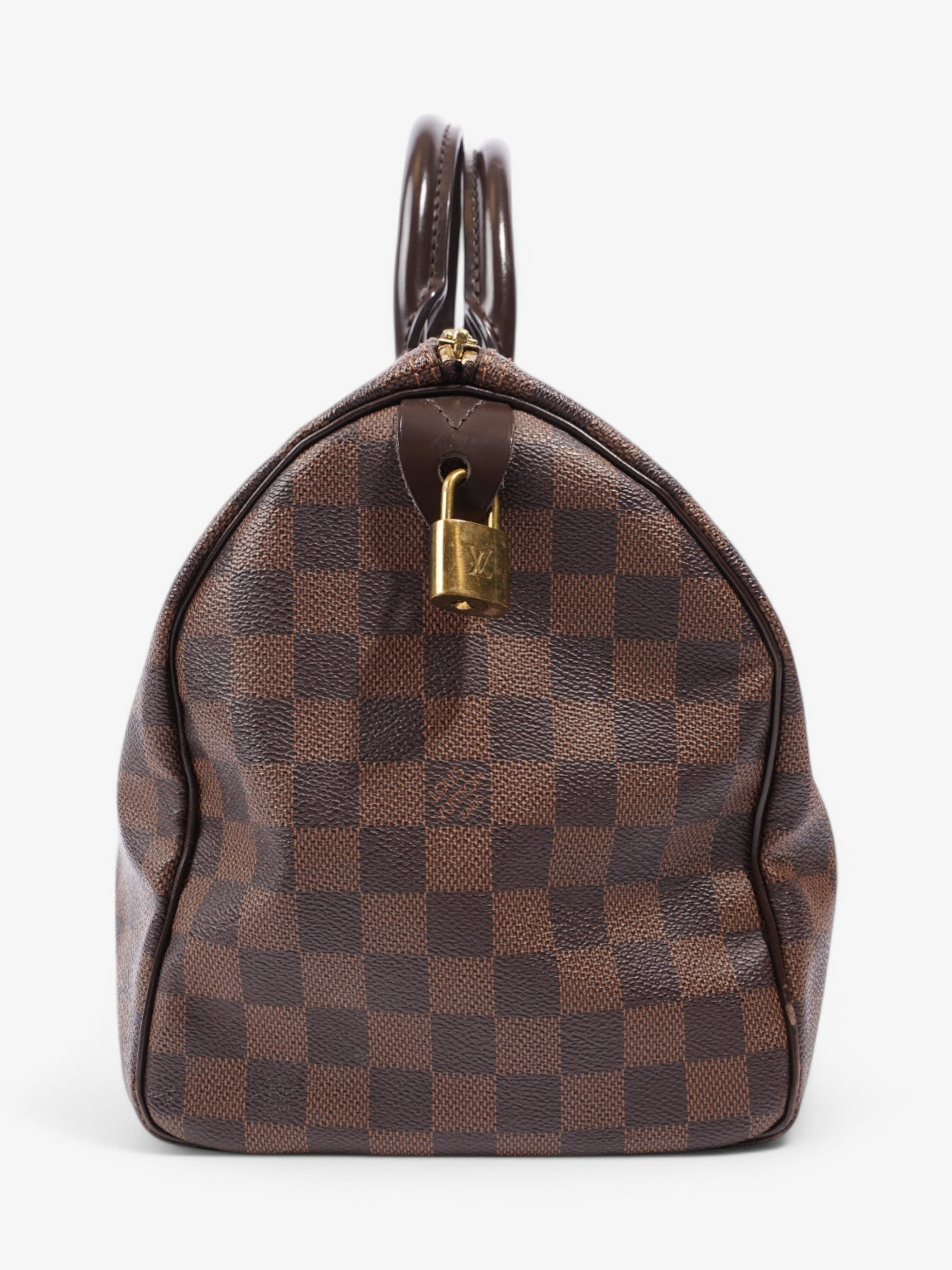 Louis Vuitton Speedy Ebene Coated 30 Canvas Coated Canvas Damier Apparel Canvas 52