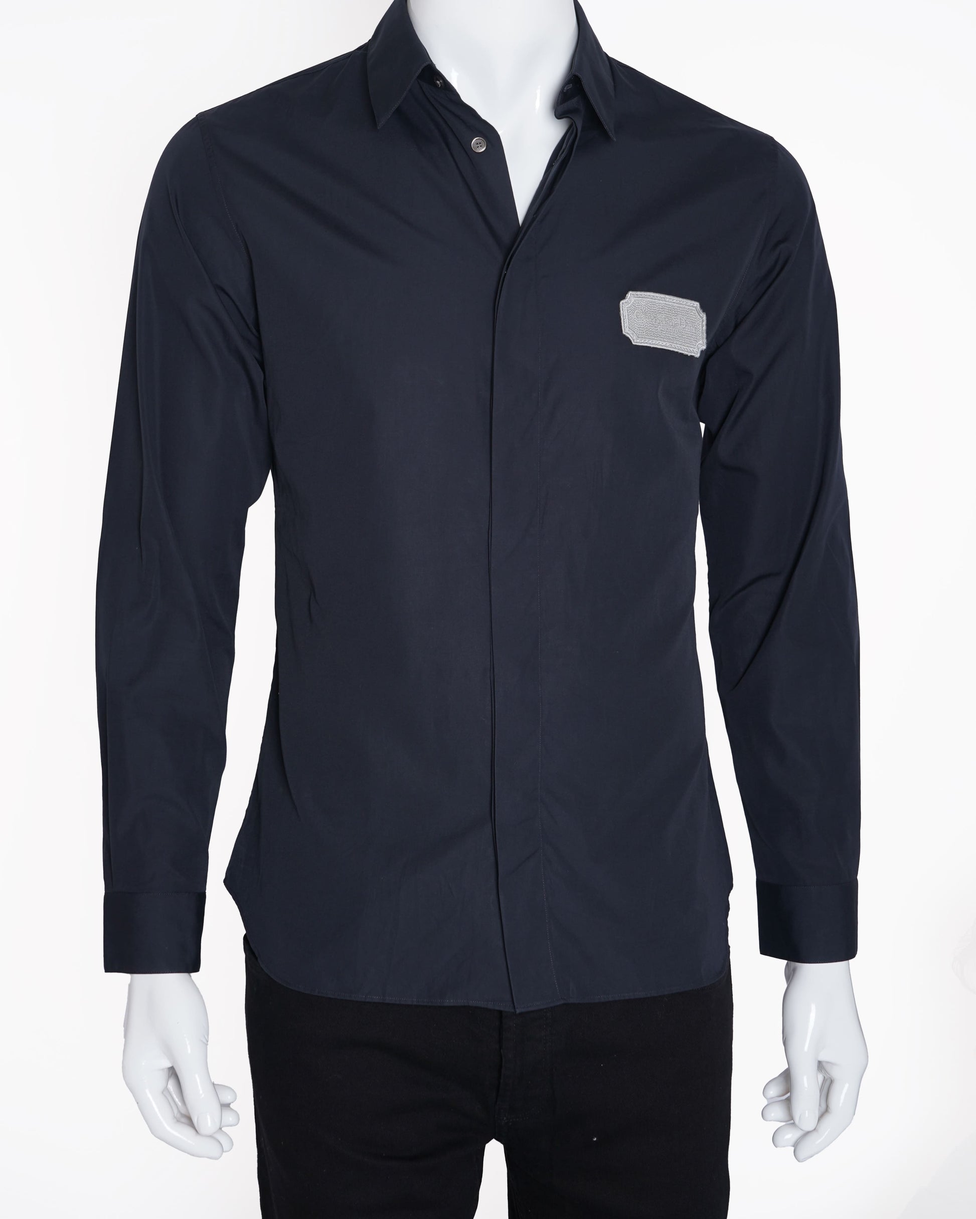 Dior Handbag Christian Shirt In Deep Blue
