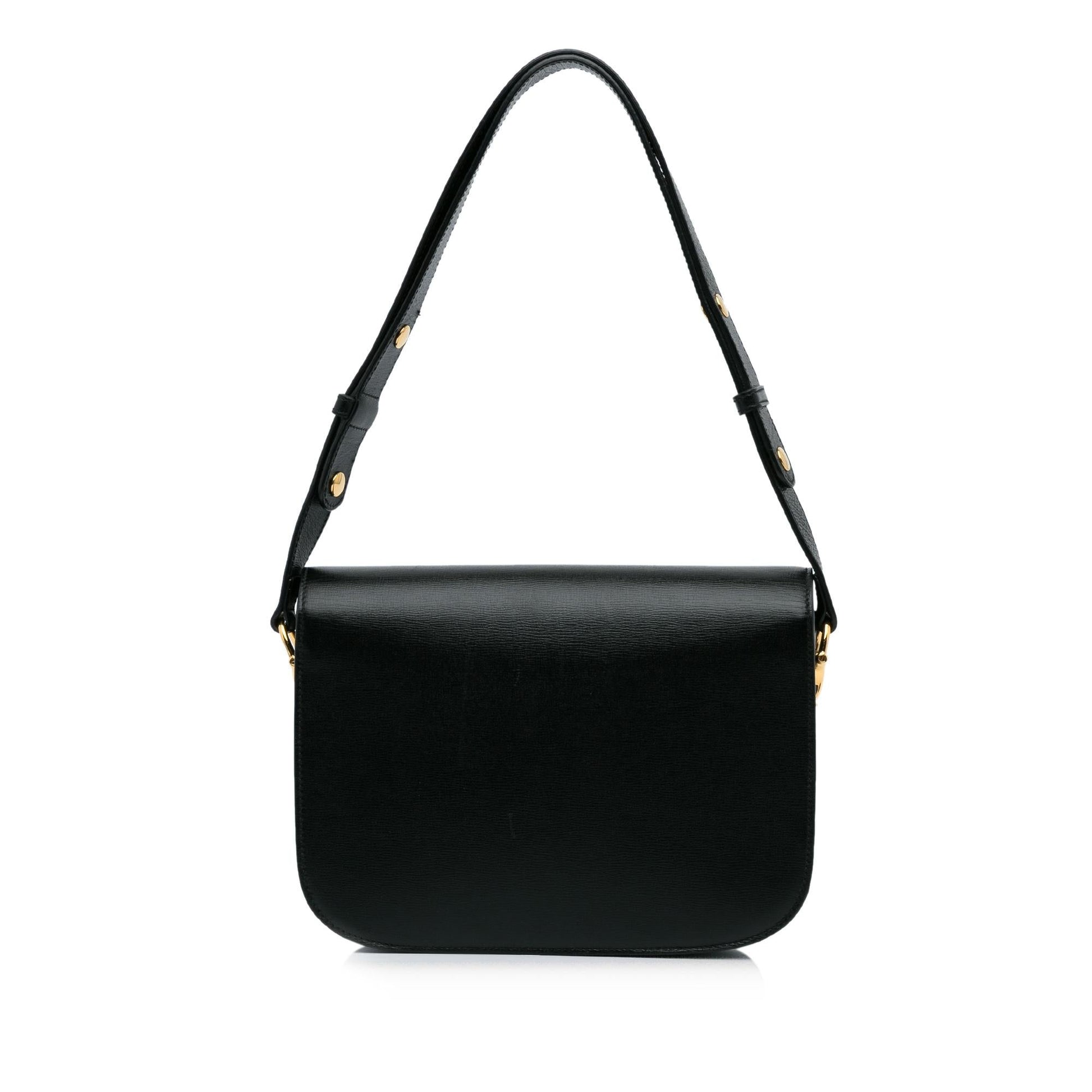 Gucci Horsebit SHG-yZOxxK Calf Black Shoulder Bag