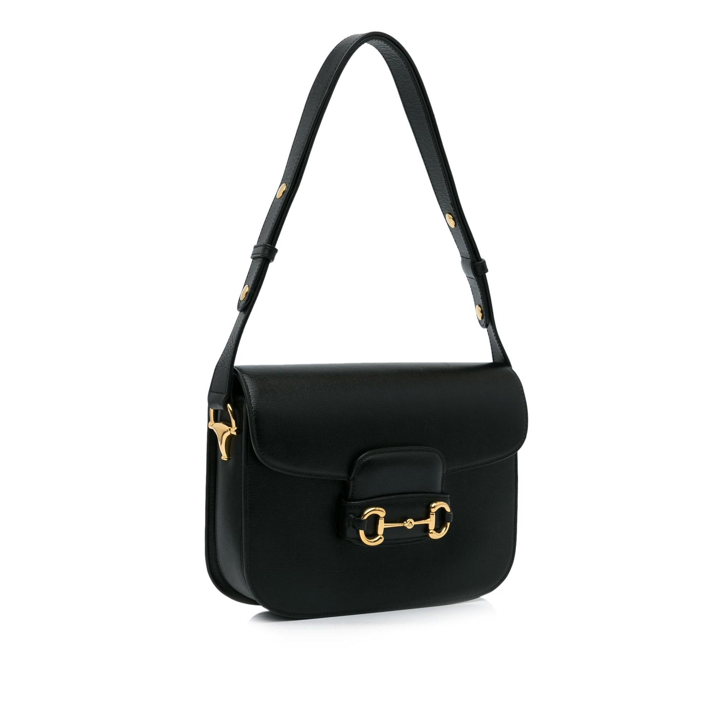 Gucci Horsebit SHG-yZOxxK Calf Black Shoulder Bag