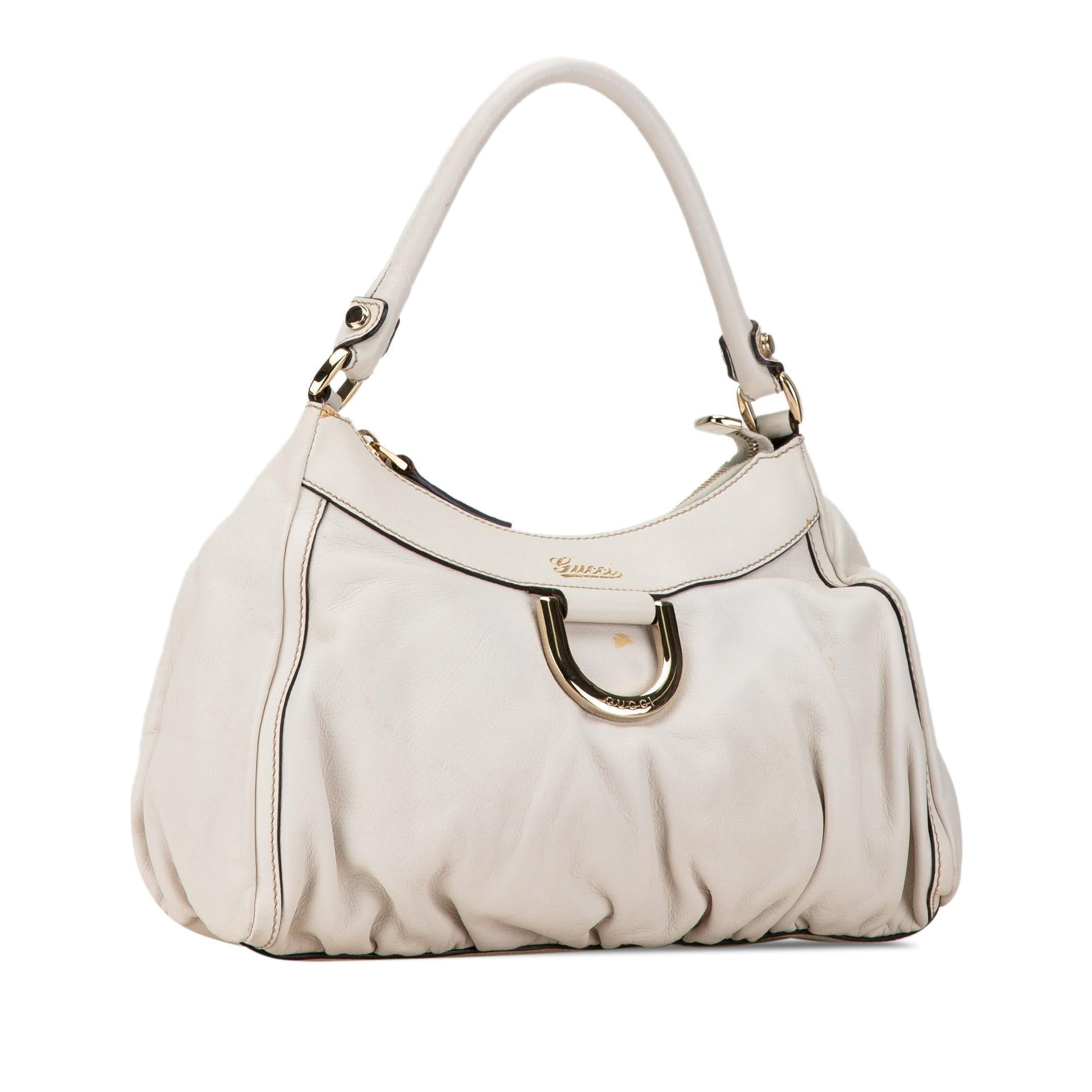 Gucci Abbey Ring Shoulder Bag Shg Tpzlht Leather Jewelry