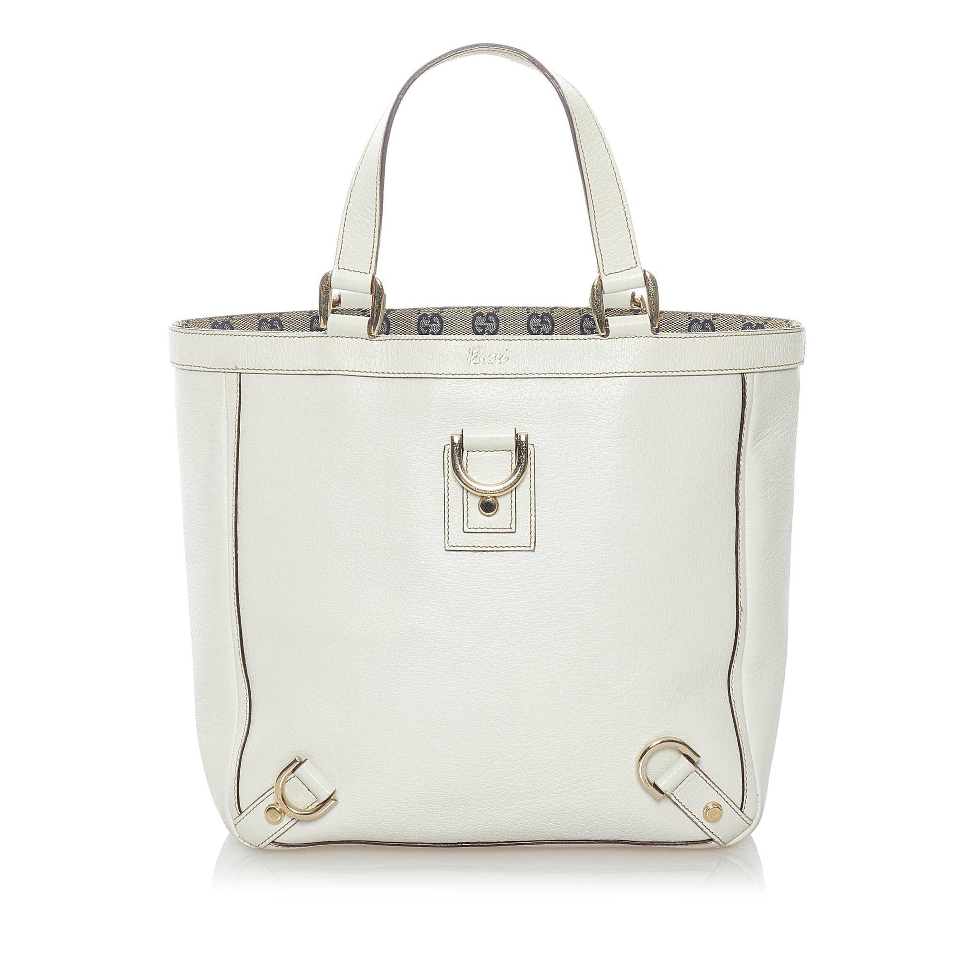 Gucci Abbey-D Ring Leather Tote (SHG-32869)