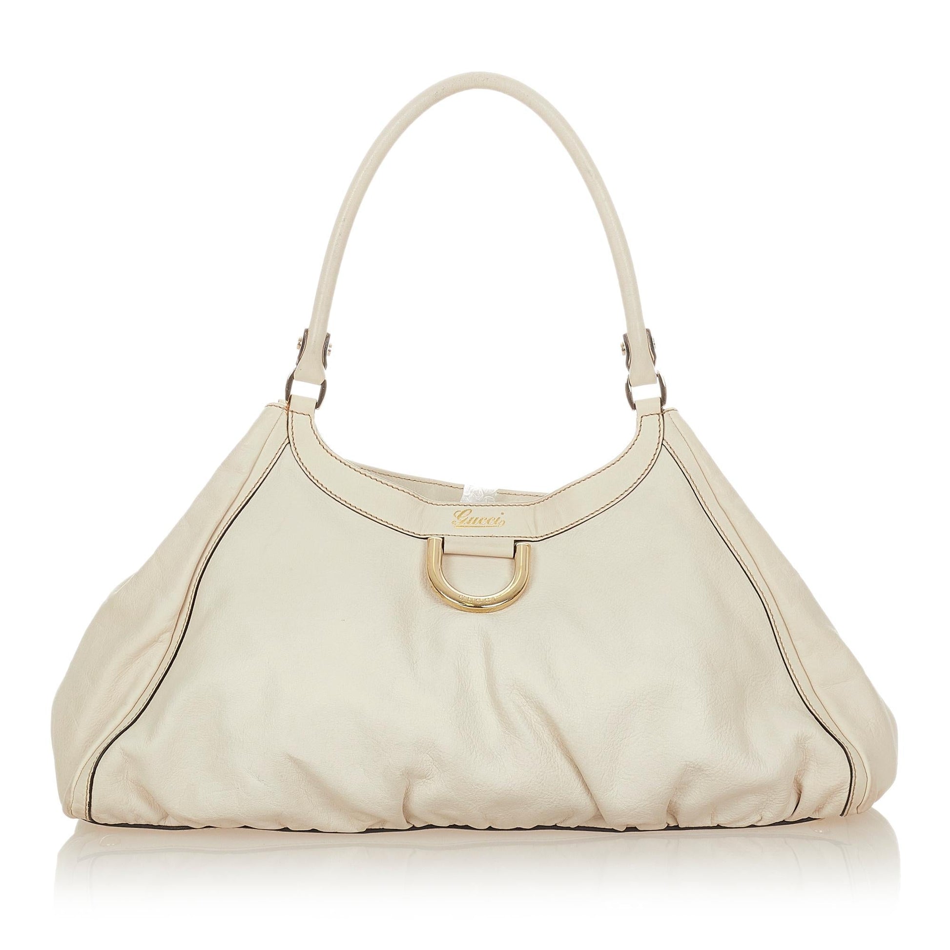 Gucci Abbey D-ring Leather Shoulder Bag (SHG-31847)