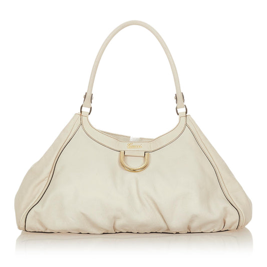 Gucci Abbey D-ring Leather Shoulder Bag (SHG-31847)