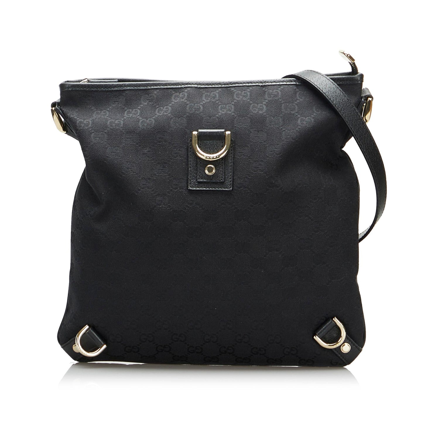 Gucci Abbey GG SHG-a3cW5L Canvas Black Crossbody Bag