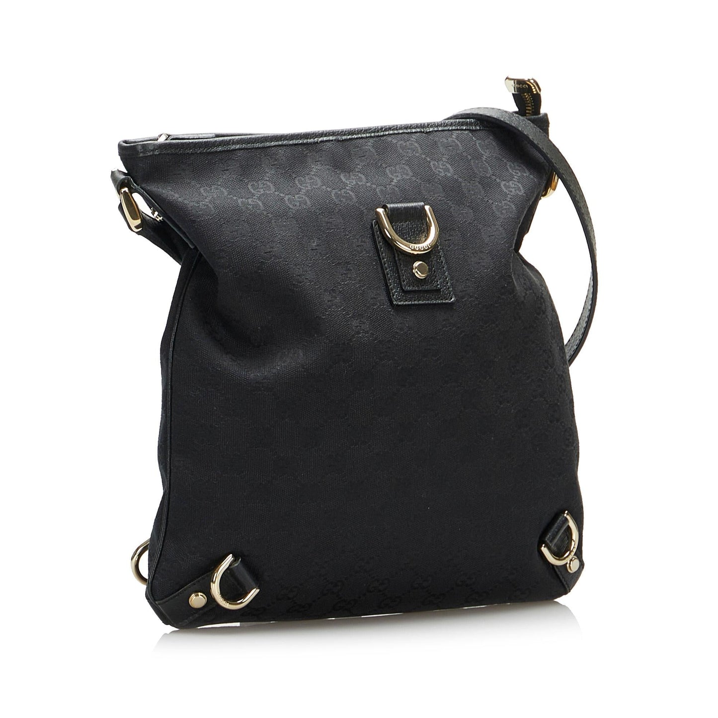 Gucci Abbey GG SHG-a3cW5L Canvas Black Crossbody Bag