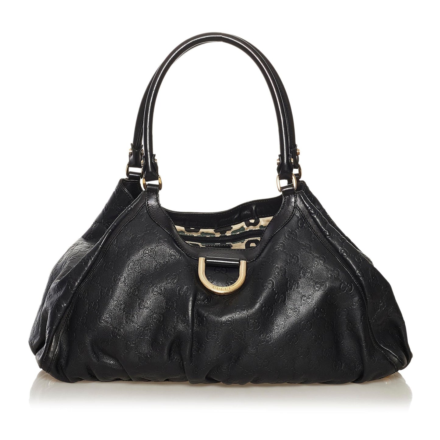 Gucci Abbey Guccissima SHG Calf Black Shoulder Bag