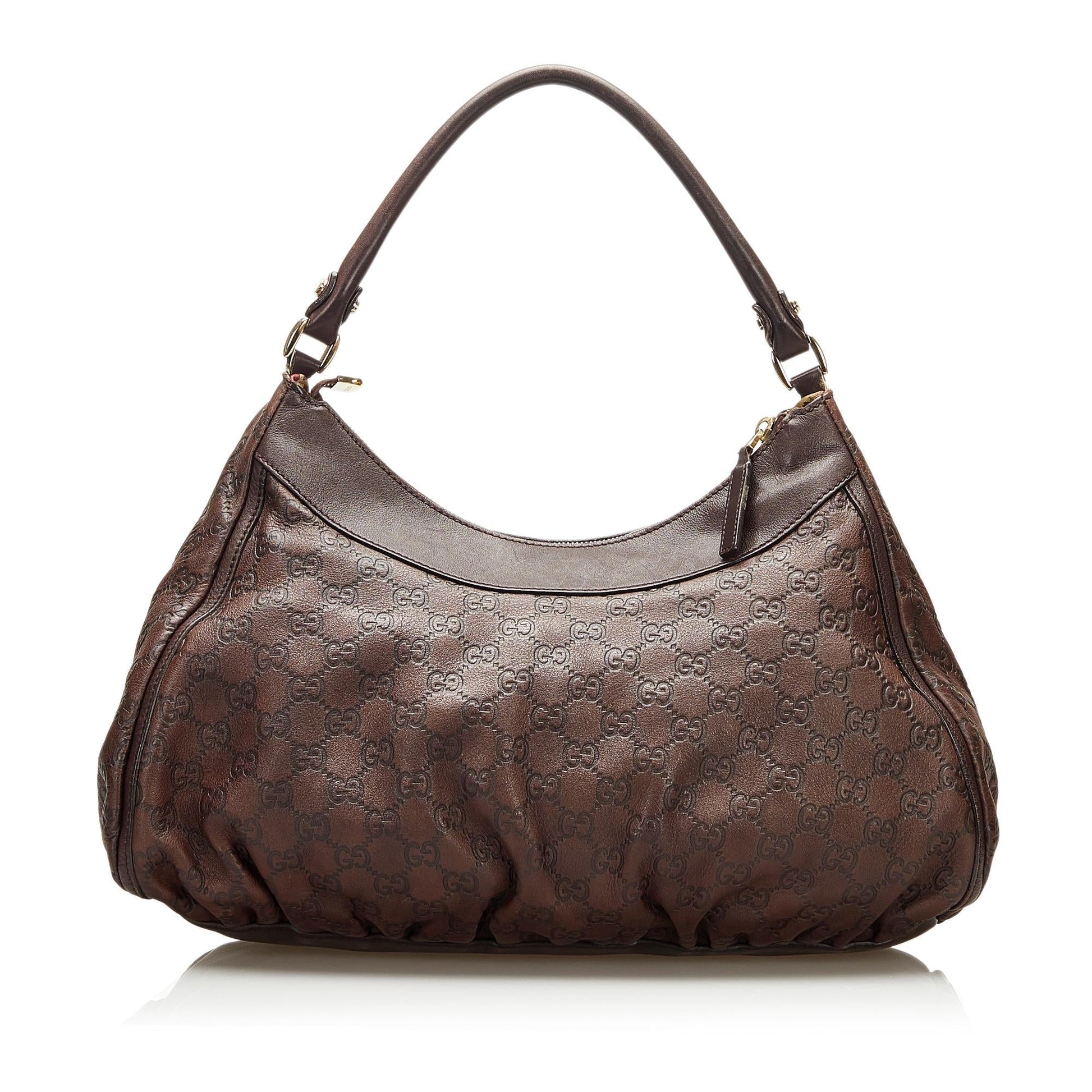 Gucci Abbey Guccissima SHG Calf Brown Shoulder Bag