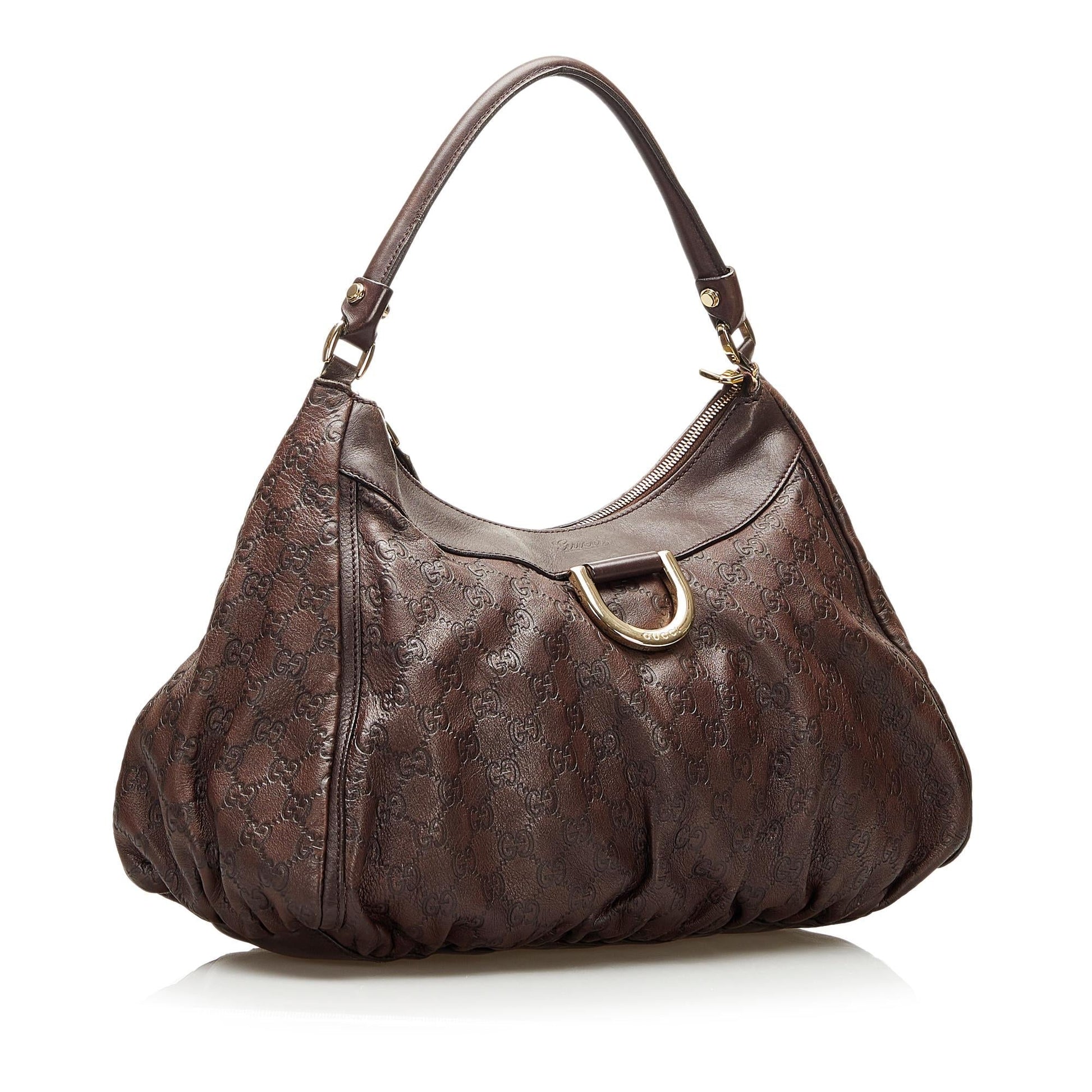 Gucci Abbey Guccissima SHG Calf Brown Shoulder Bag