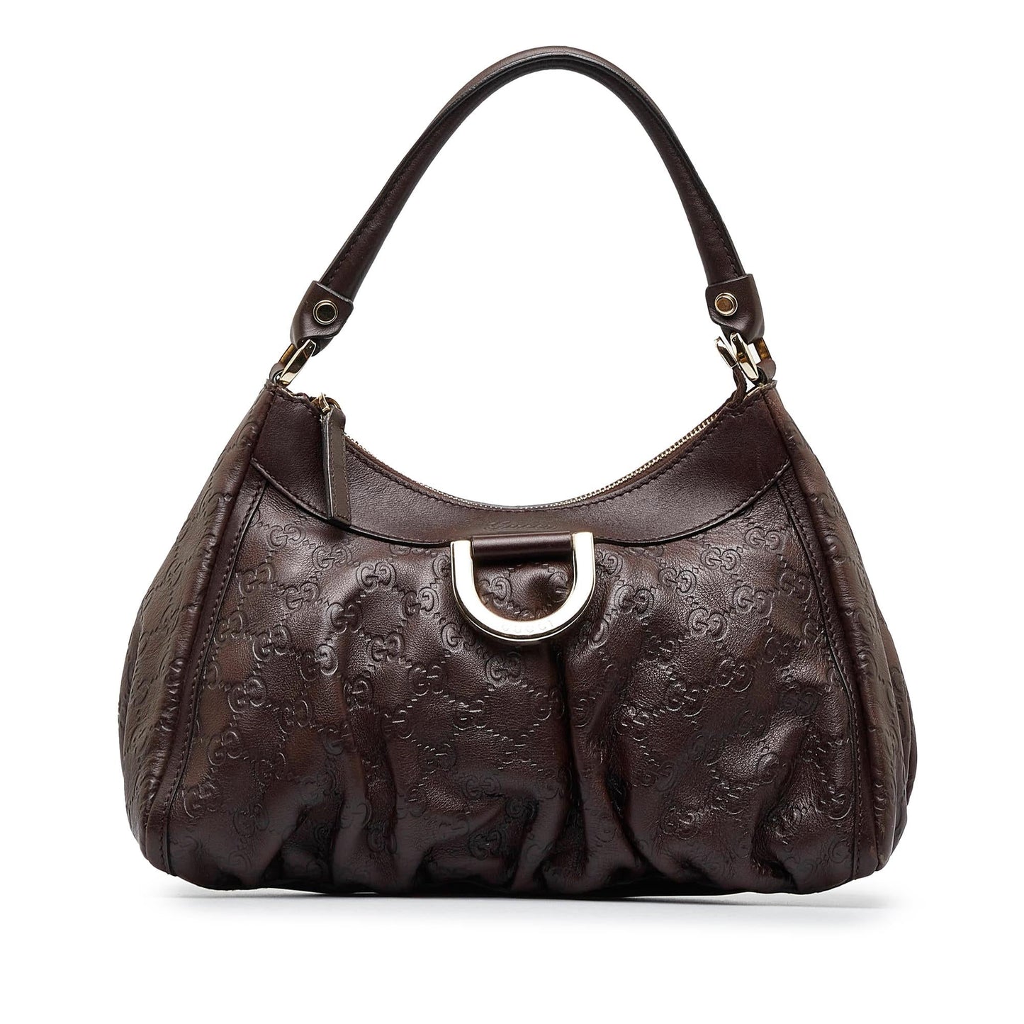 Gucci Abbey Guccissima SHG-NokMiC Calf Brown Shoulder Bag