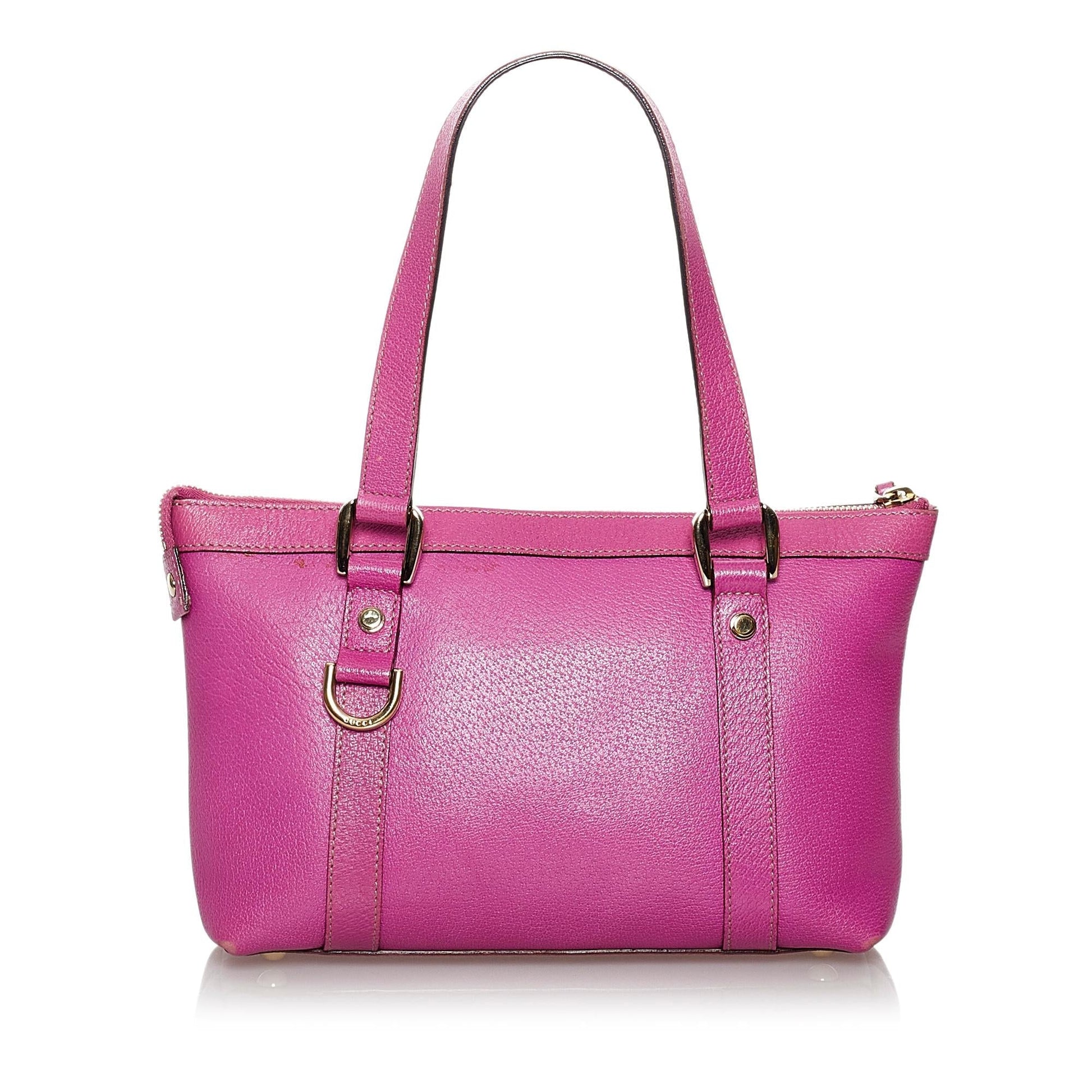 Gucci Abbey SHG Leather Calf Pink Satchel Bag Handbag Shg