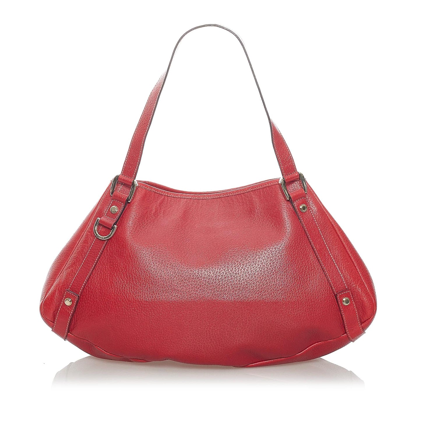 Gucci Abbey SHG Leather Calf Red Tote Bag Bag Shg