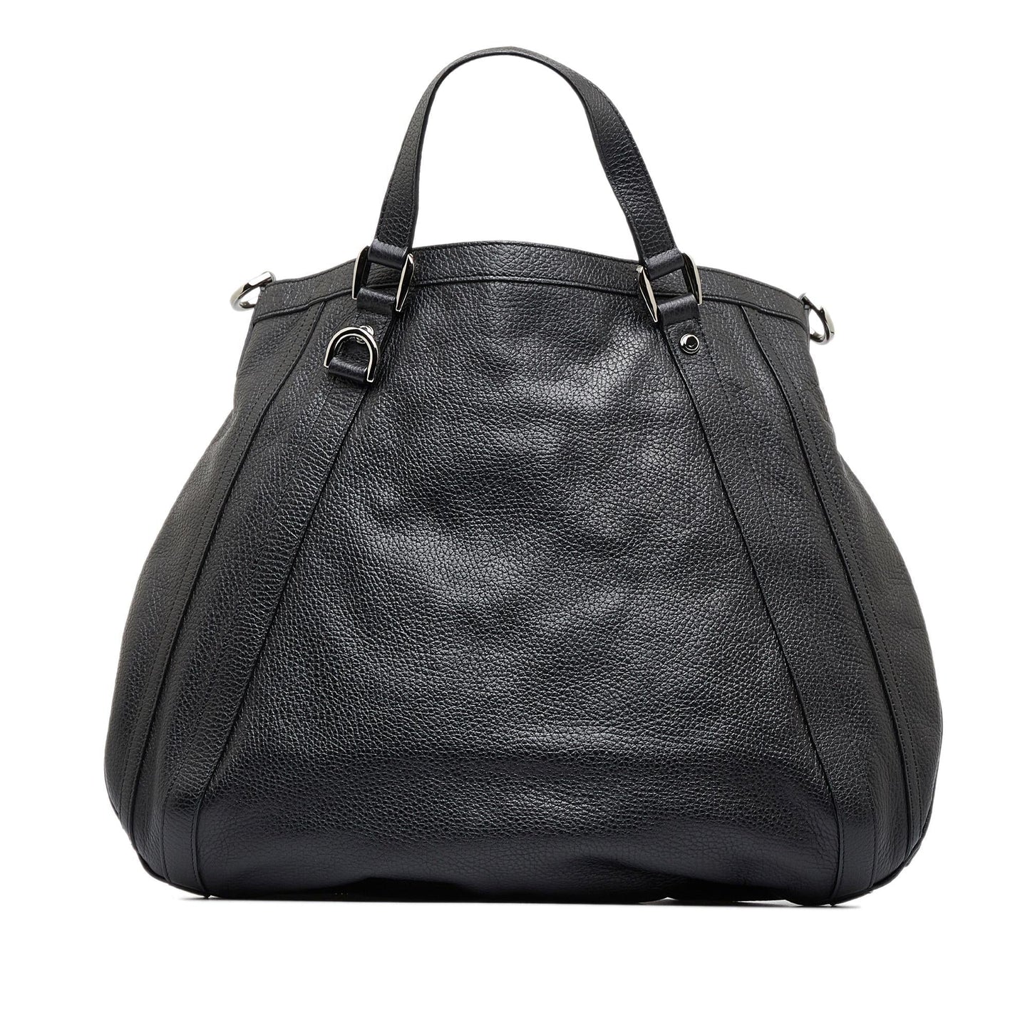 Gucci Abbey SHG-1BRejv Calf Black Satchel Bag