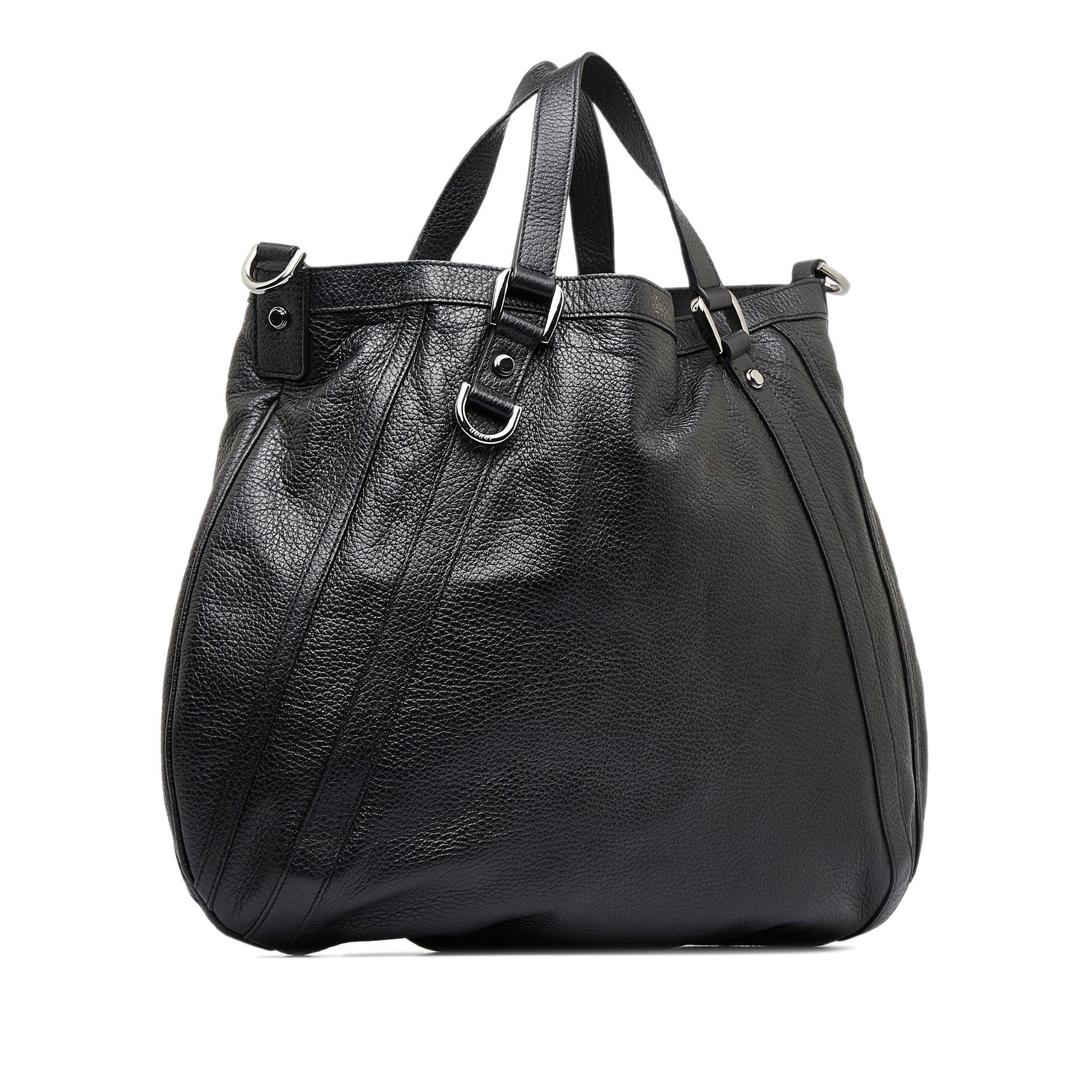 Gucci Abbey SHG-1BRejv Calf Black Satchel Bag