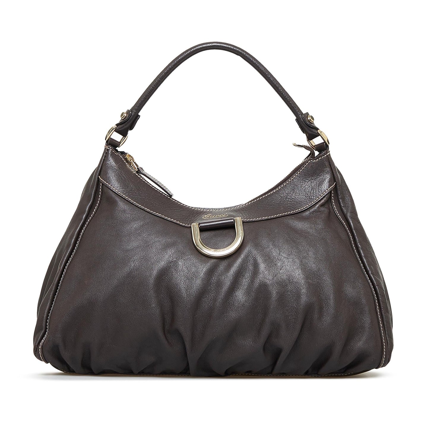 Gucci Abbey SHG-7tcVpz Calf Brown Shoulder Bag