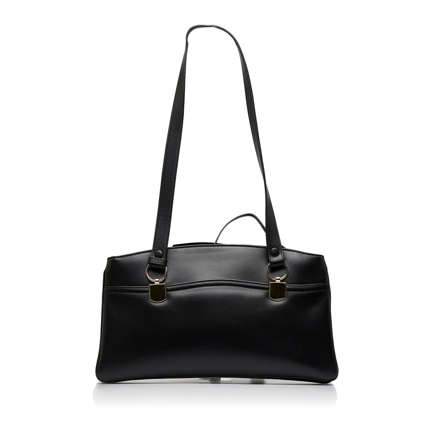 Gucci Arli SHG-Xr3sbA Calf Black Satchel Bag