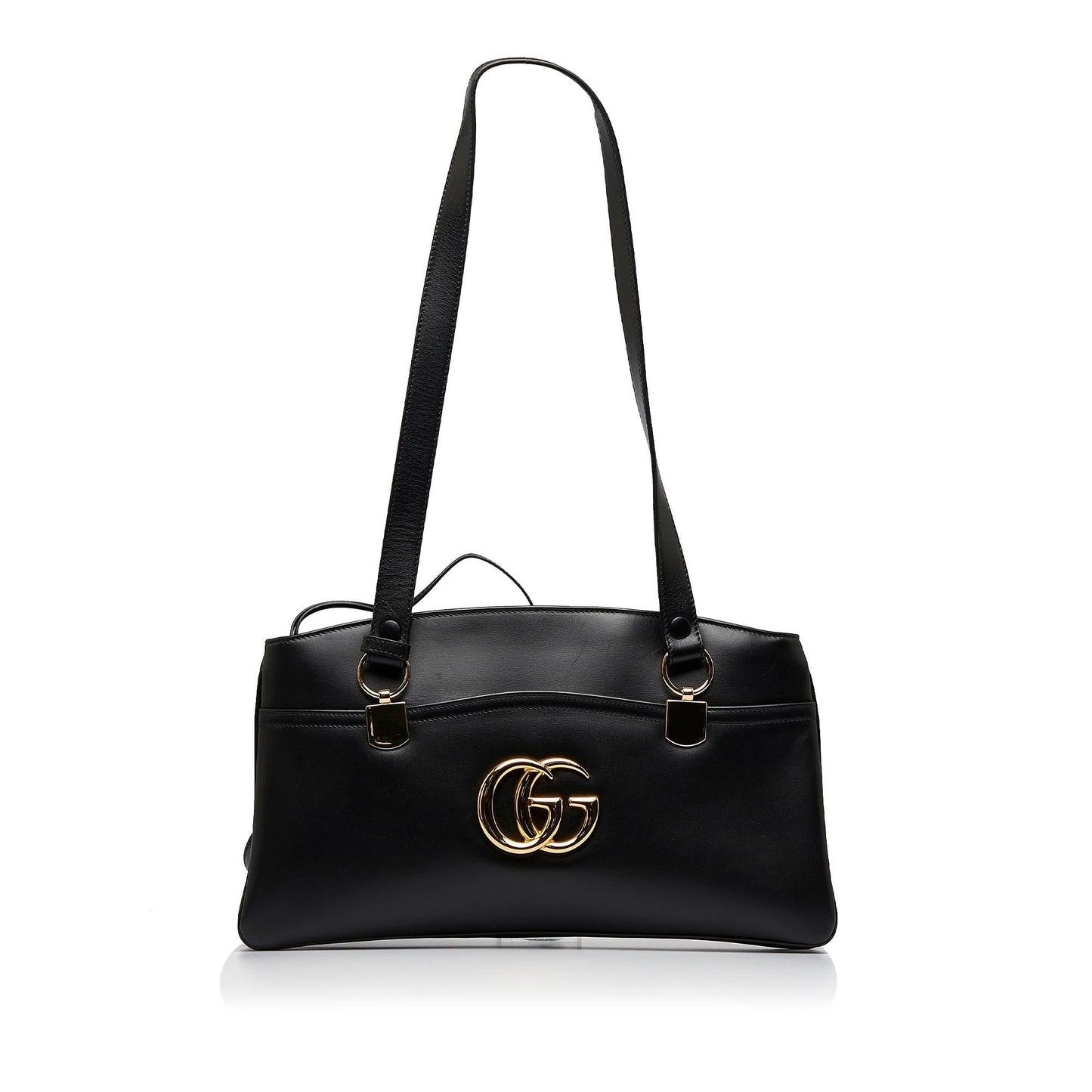 Gucci Arli SHG-Xr3sbA Calf Black Satchel Bag