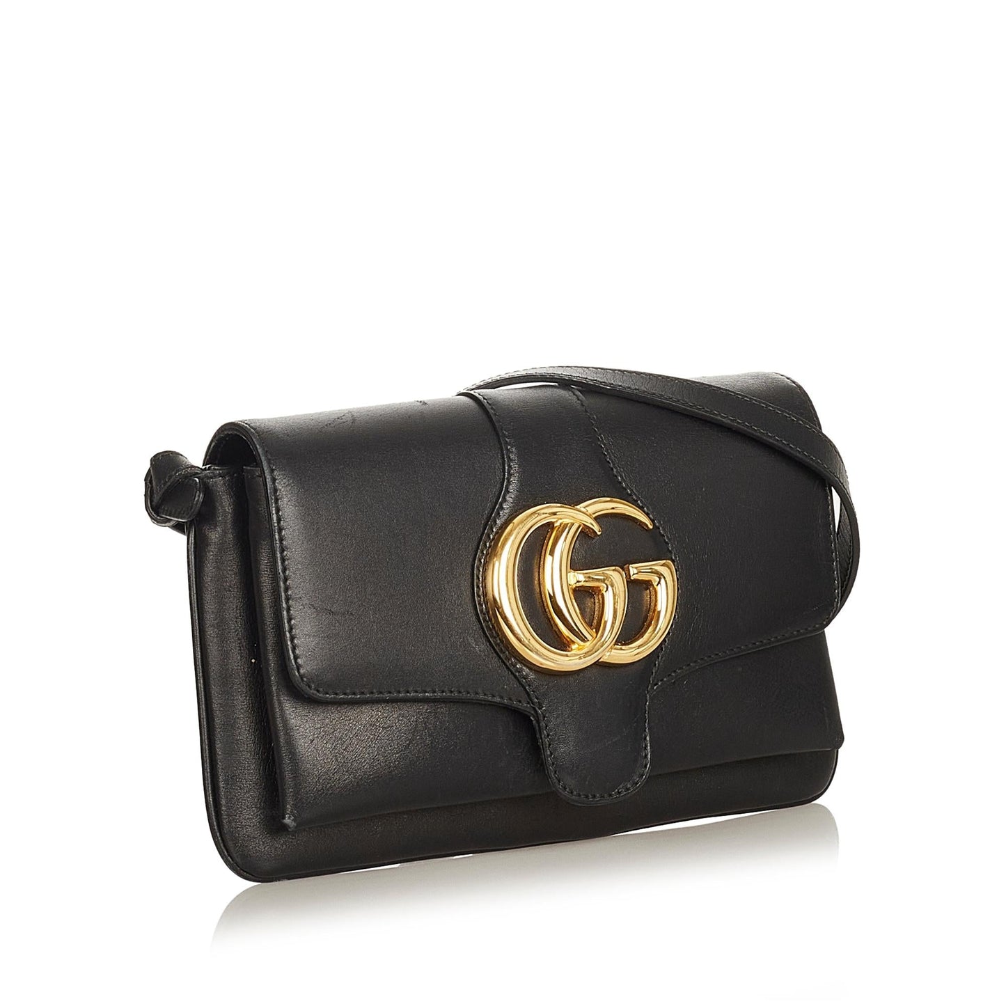 Gucci Arli SHG Leather Calf Black Crossbody Bag