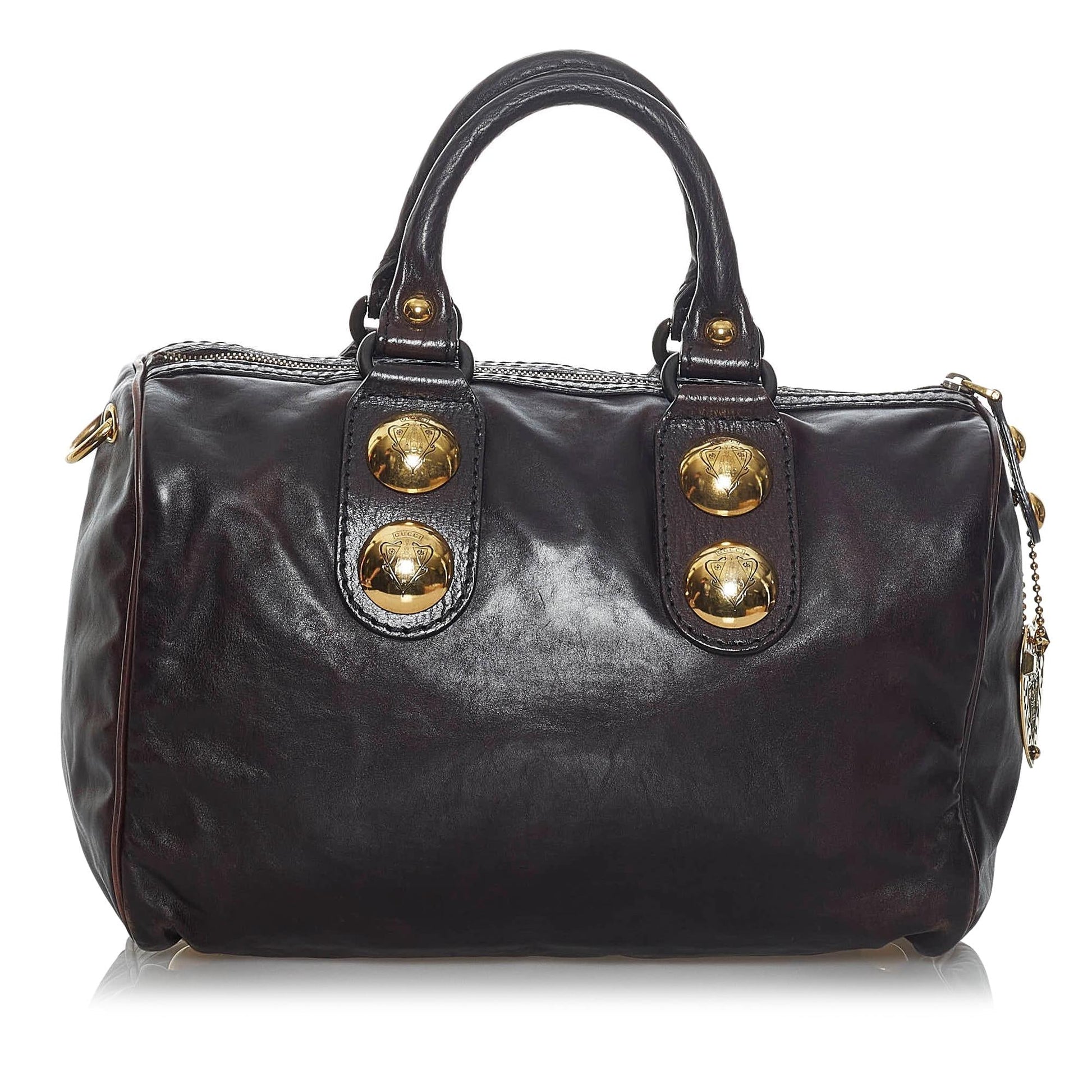 Gucci Babouska SHG-g5B2BX Calf Brown Satchel Bag