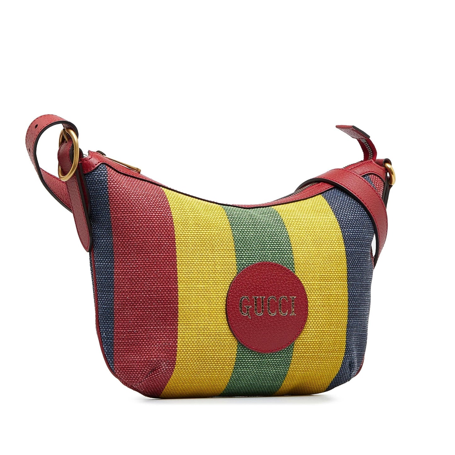 Gucci Baiadera Striped SHG-sCifOR Canvas Crossbody Bag