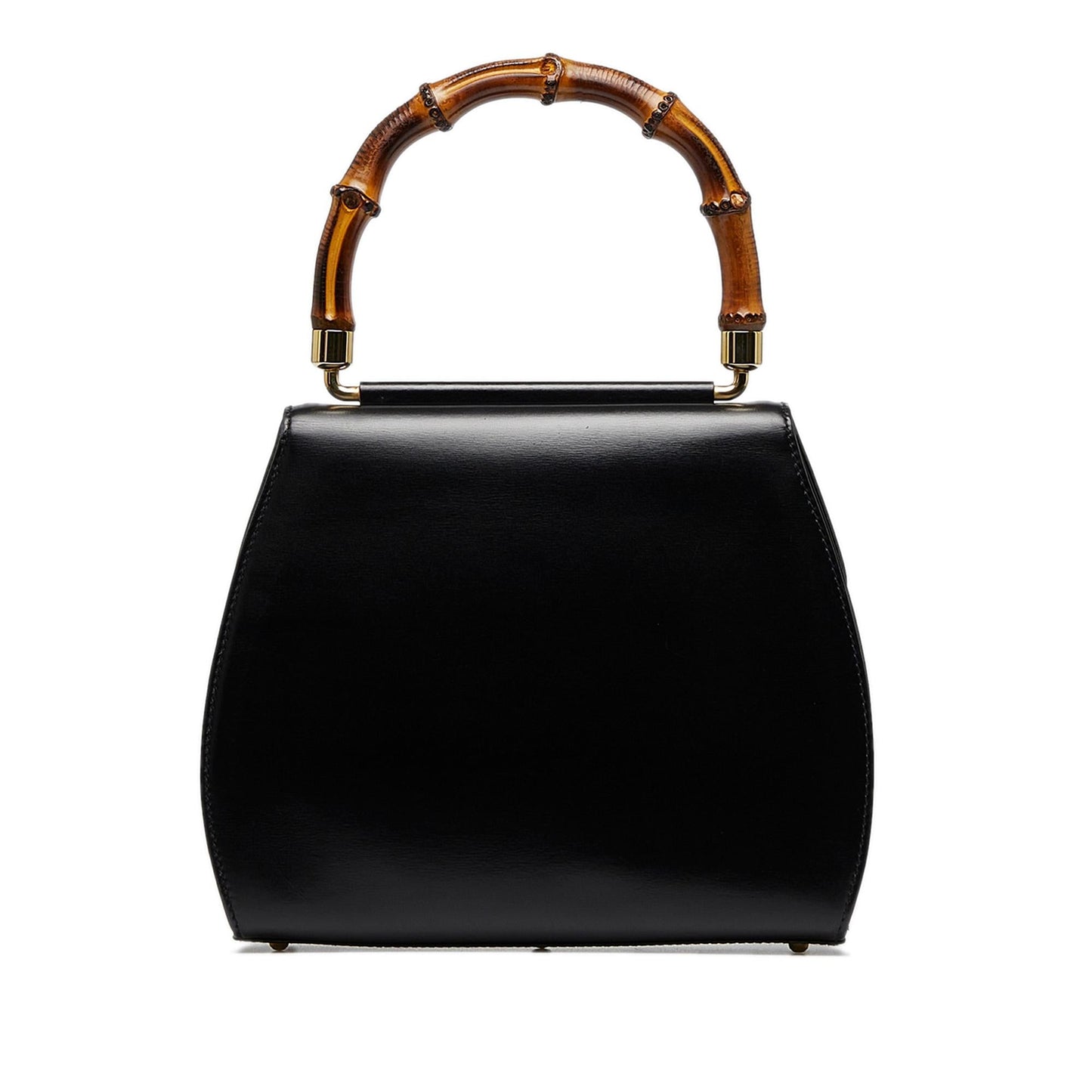 Gucci Bamboo SHG-dHyhS3 Calf Black Satchel Bag
