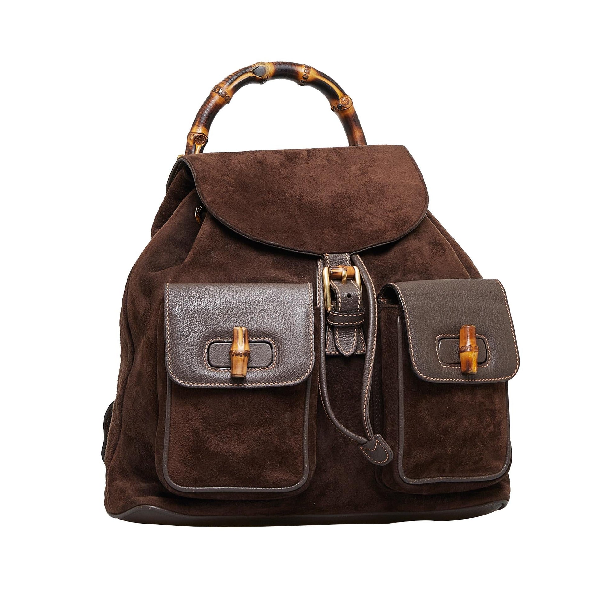 Gucci Bamboo Backpack SHG-wpMgk6 Calf Brown
