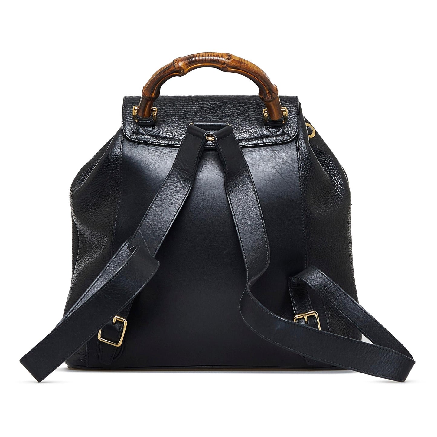 Gucci Bamboo Backpack SHG-US5cFc Calf Black