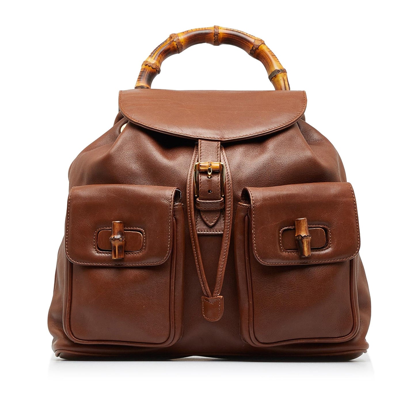 Gucci Bamboo Backpack SHG-22T26b Calf Brown