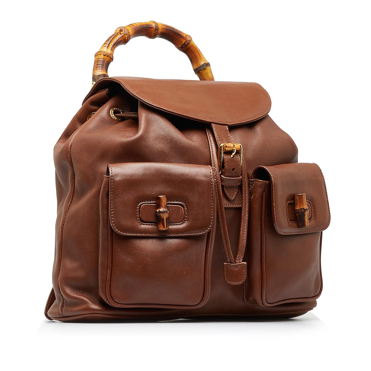 Gucci Bamboo Backpack SHG-22T26b Calf Brown