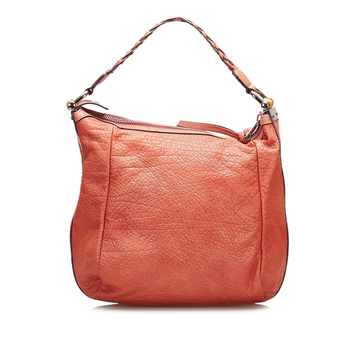 Gucci Bamboo Bar SHG Calf Orange Shoulder Bag
