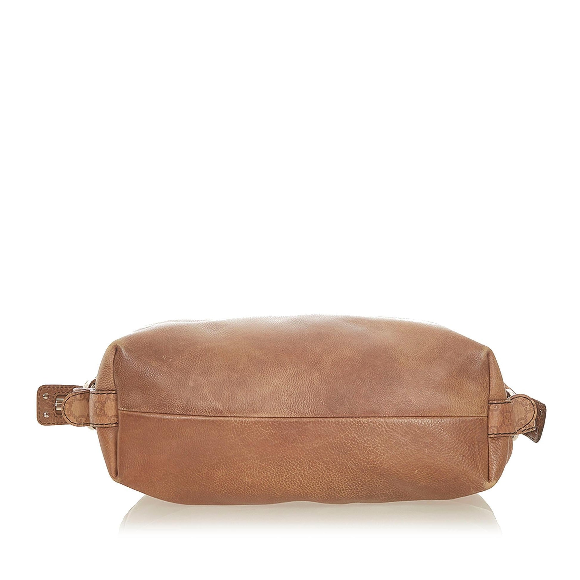 Gucci Bamboo Bar Leather Tote Bag (SHG-19551)