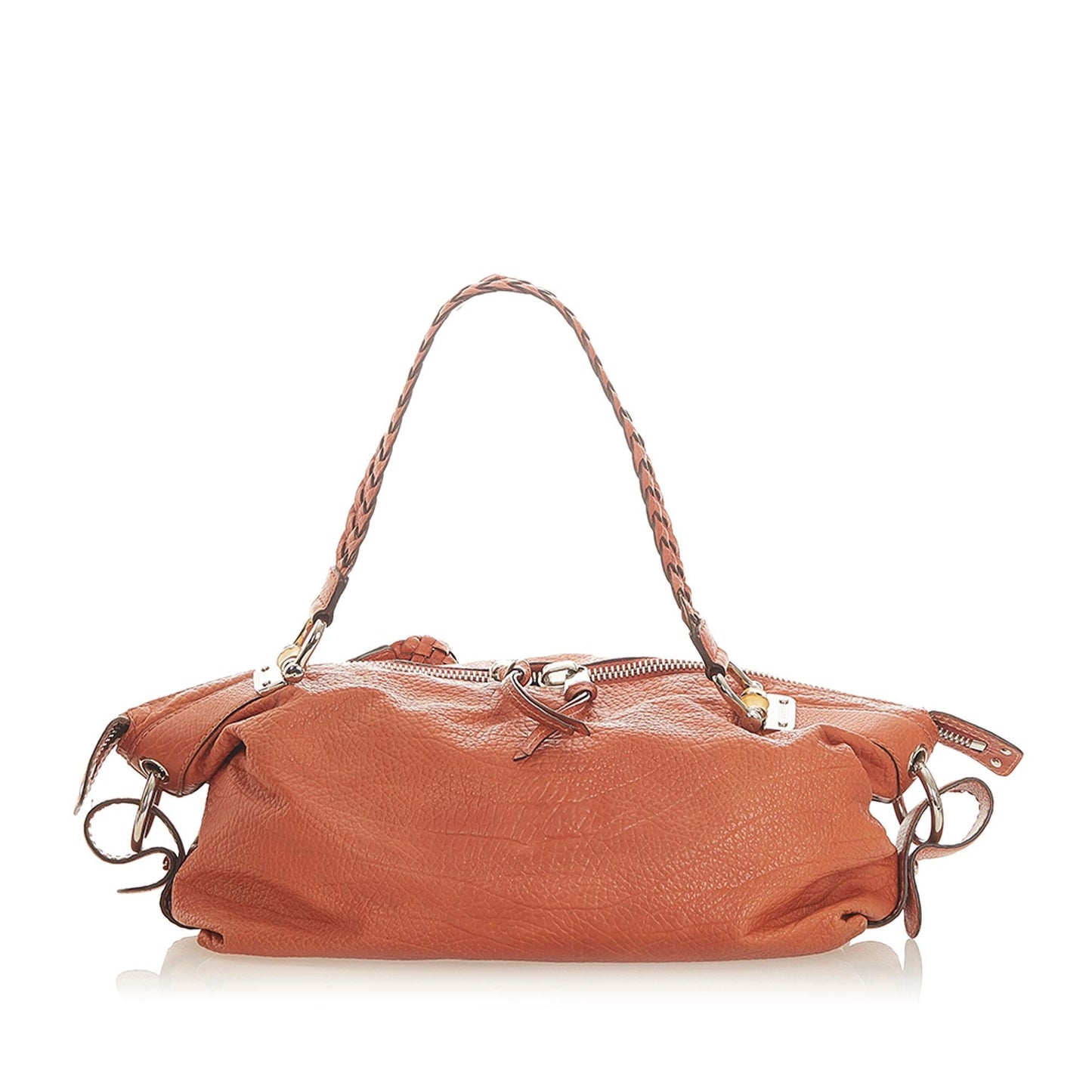 Gucci Bamboo Bar SHG Calf Brown Shoulder Bag