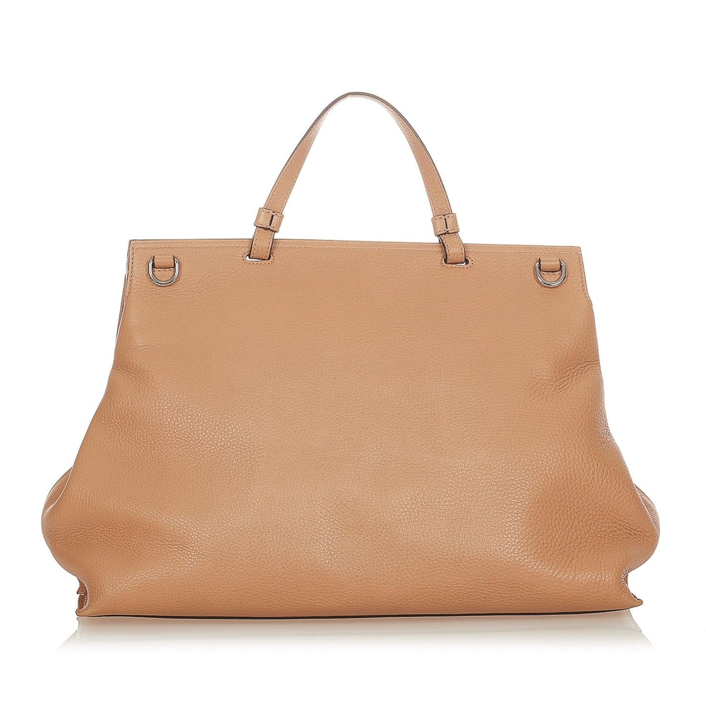 Gucci Bamboo Daily SHG Leather Calf Brown Satchel Bag 6