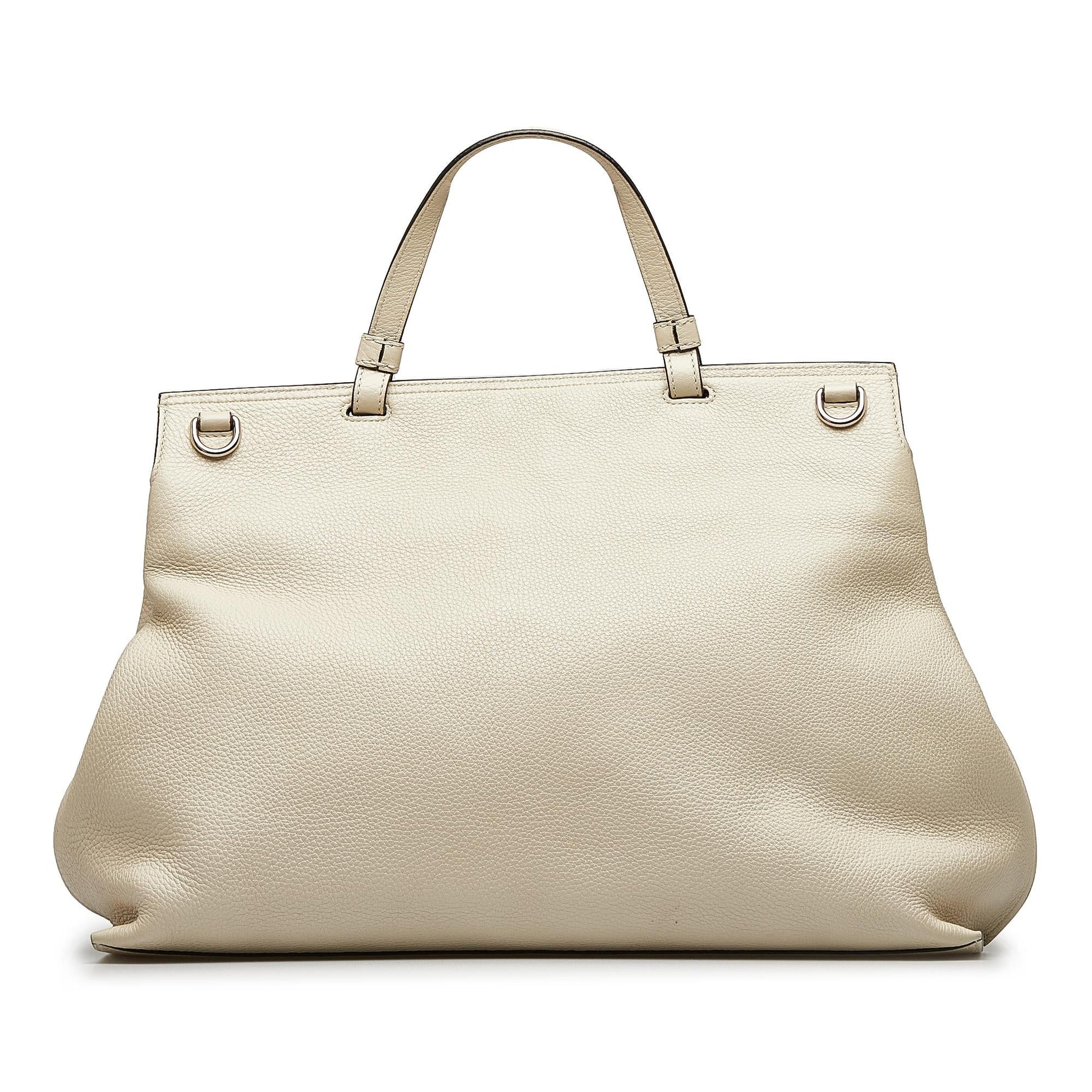 Gucci Bamboo Daily SHG-mIaeBb Calf Brown Satchel Bag