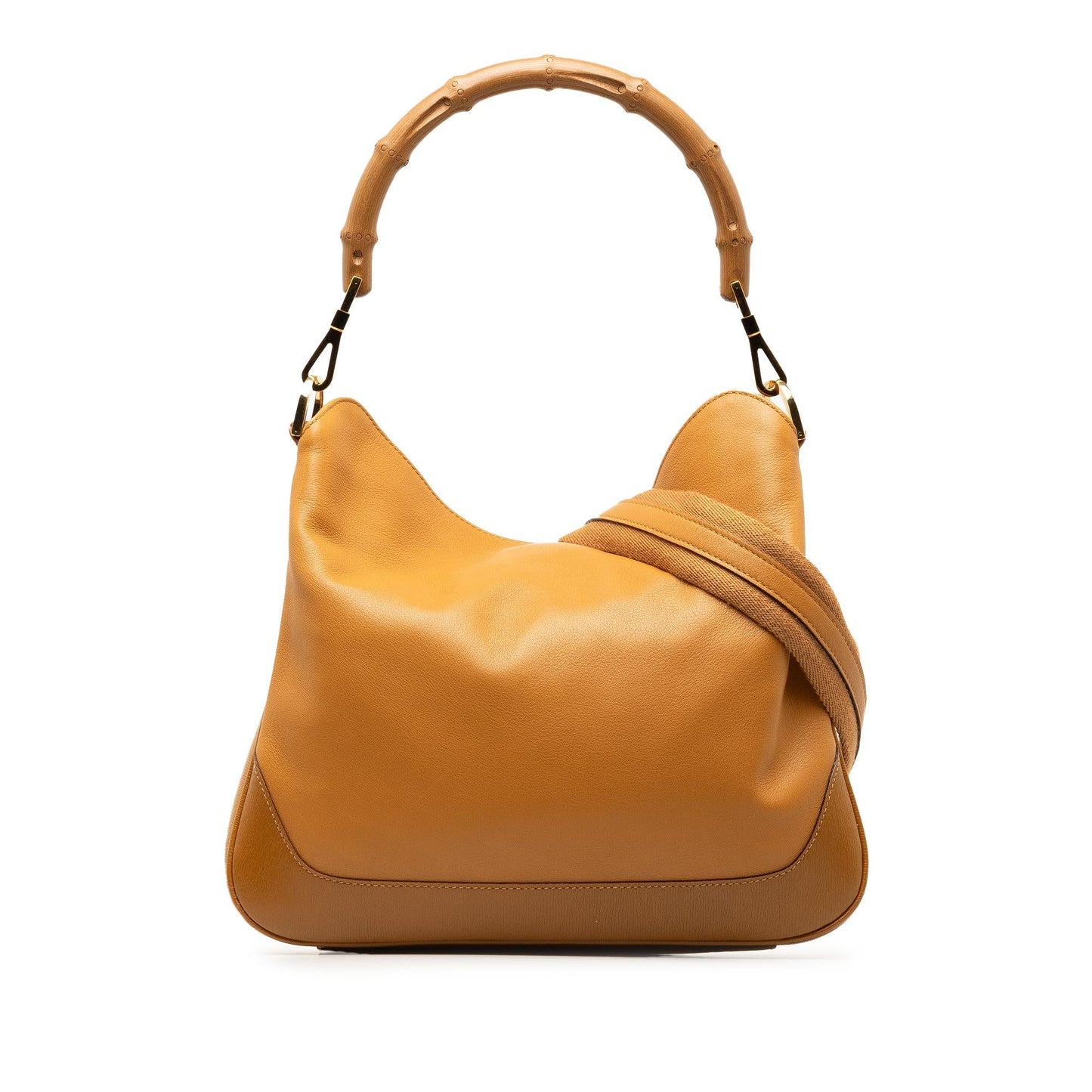 Gucci Bamboo Diana SHG-Gr6KBL Leather Calf Brown Satchel Bag