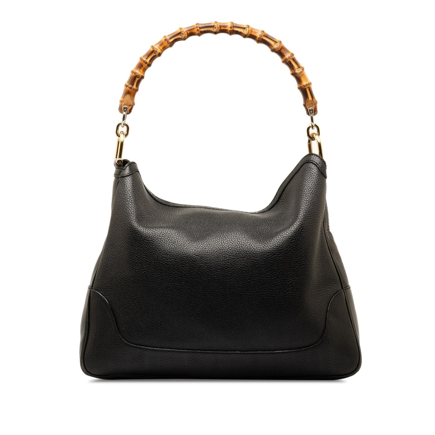 Gucci Bamboo Diana SHG-yjShr3 Calf Black Satchel Bag