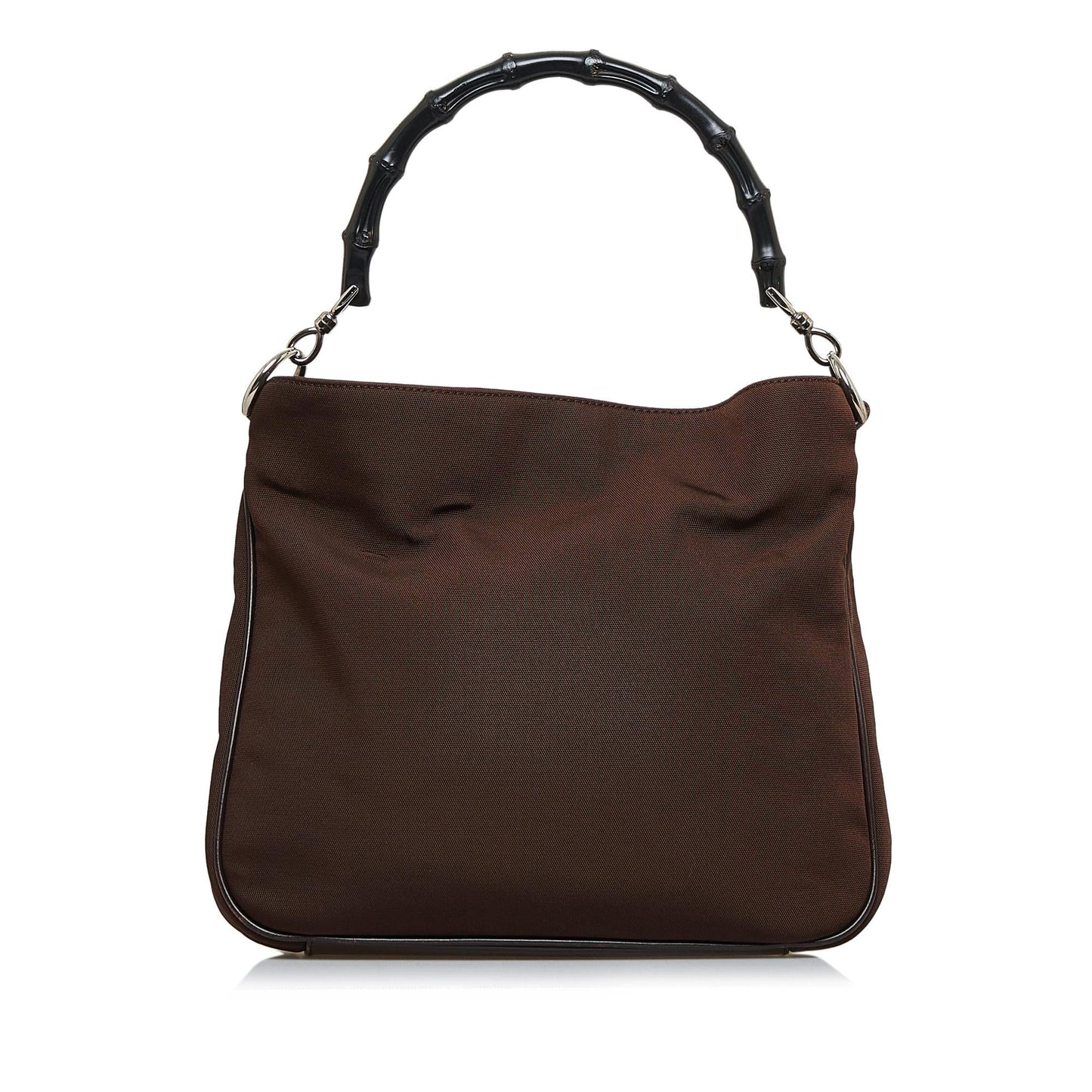 Gucci Bamboo SHG-awHUPJ Calf Brown Satchel Bag