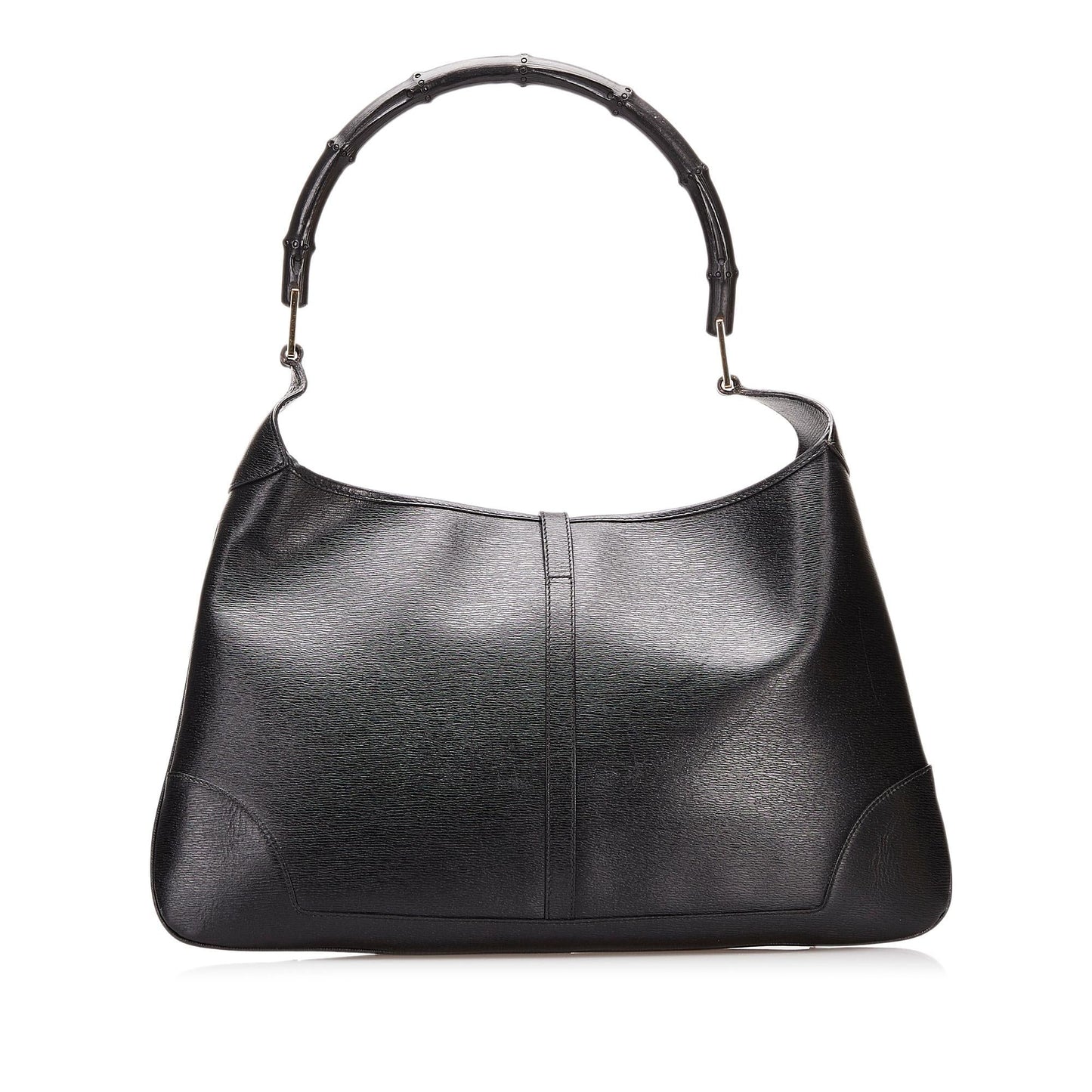 Gucci Bamboo Jackie SHG Leather Calf Black Shoulder Bag