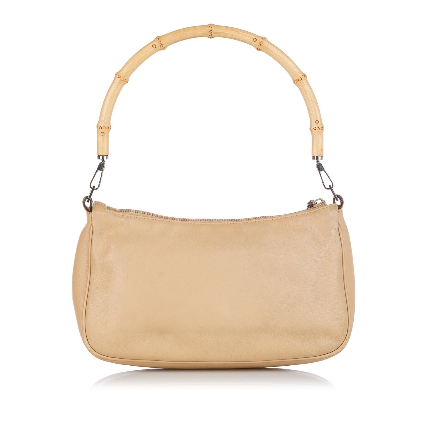 Gucci Bamboo Baguette SHG Leather Calf Brown Handbag