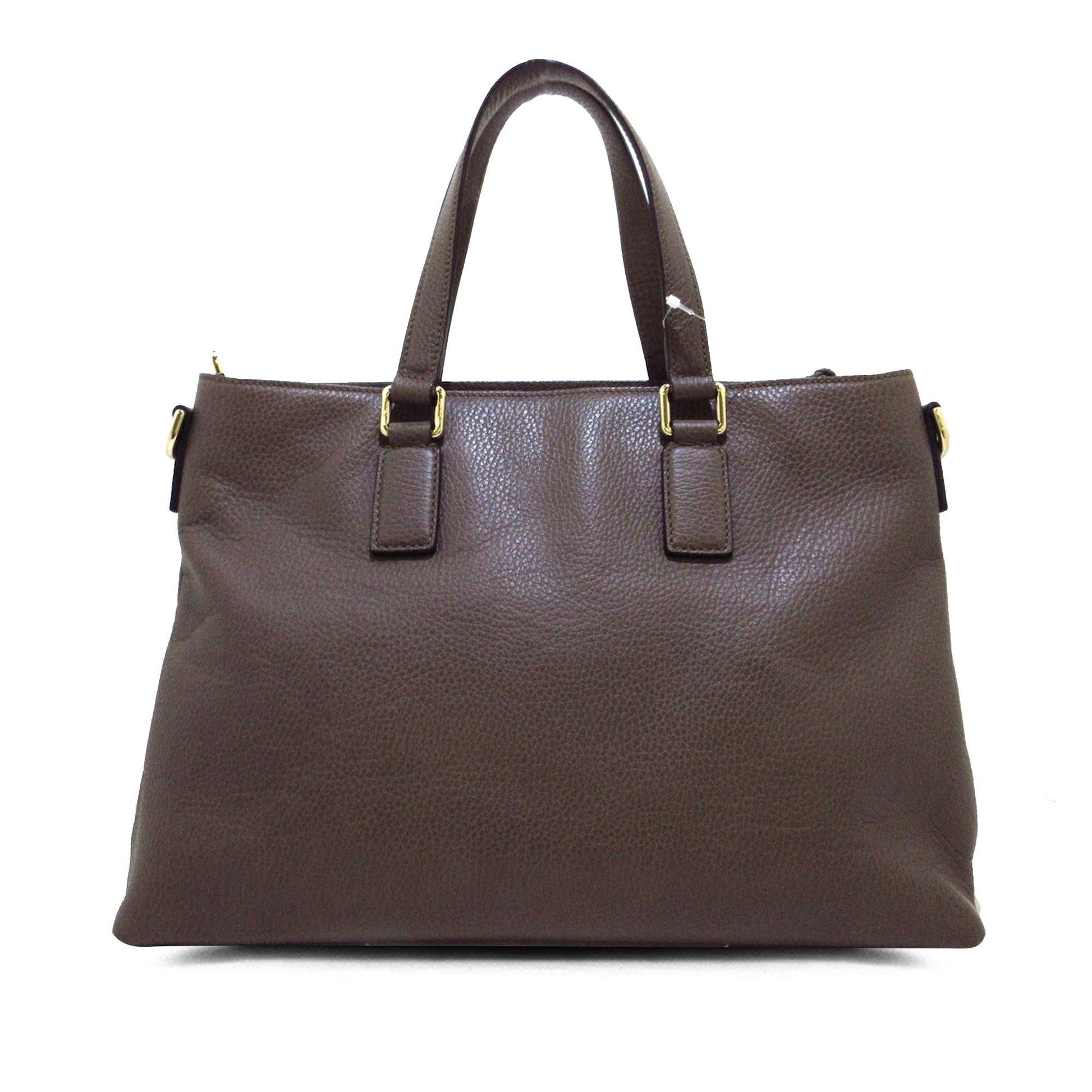 Gucci Bamboo SHG-IkckBM Leather Calf Brown Satchel Bag