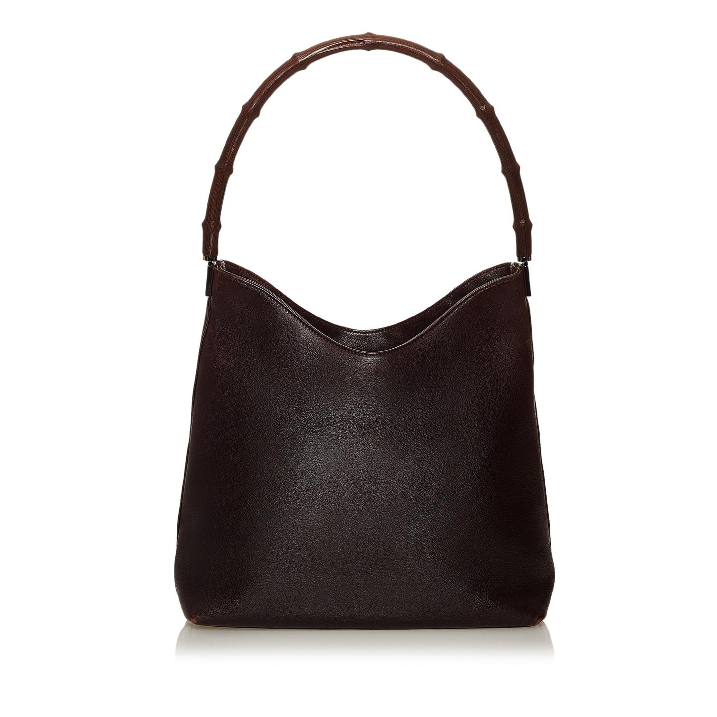 Gucci Bamboo SHG Leather Calf Brown Shoulder Bag