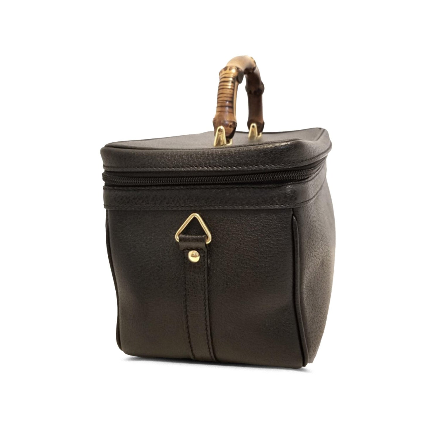 Gucci Bamboo Vanity SHG-pwS0uj Leather Calf Brown Handbag